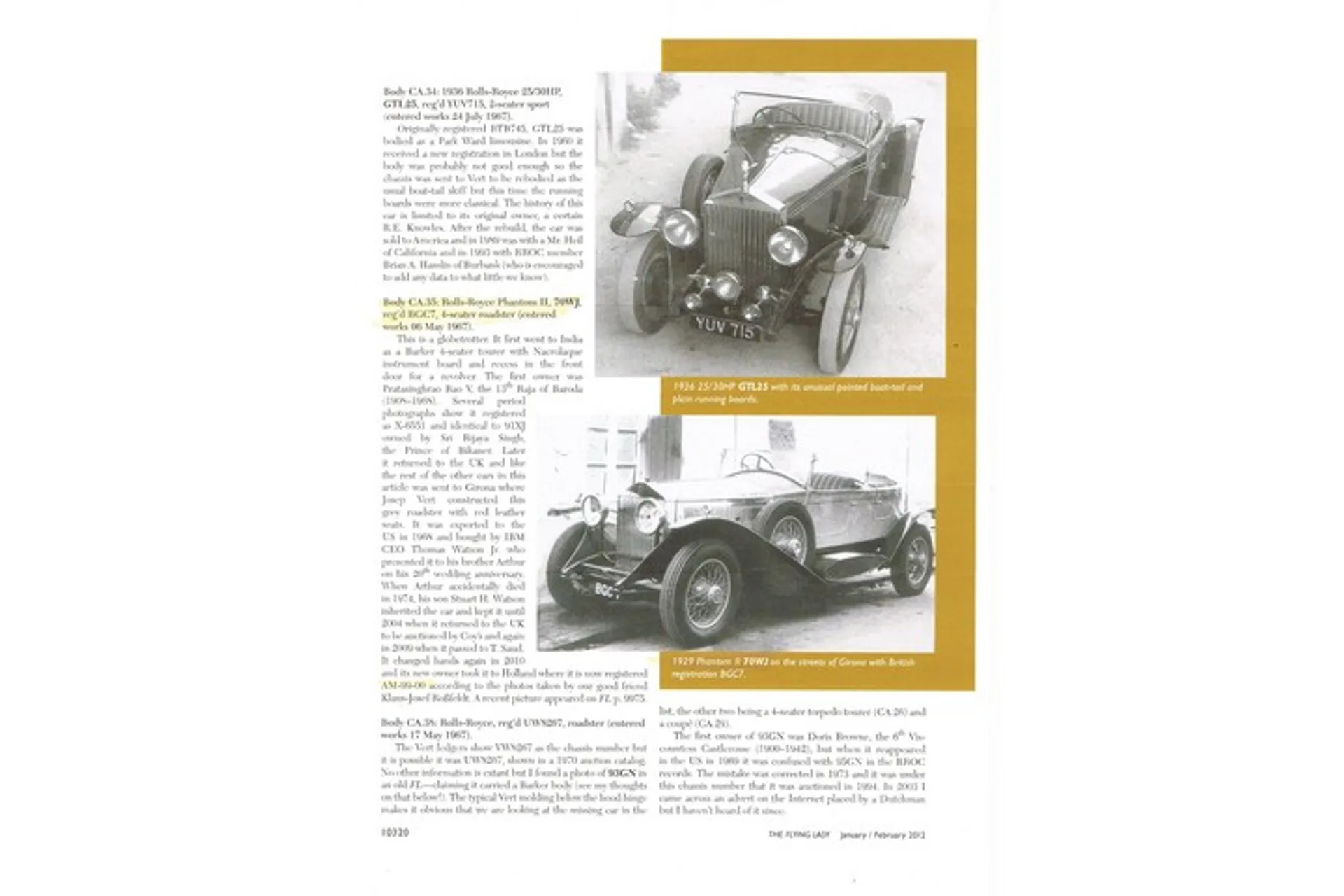 1929 Rolls-Royce Phantom II Boat-Tail Tourer, 10/30