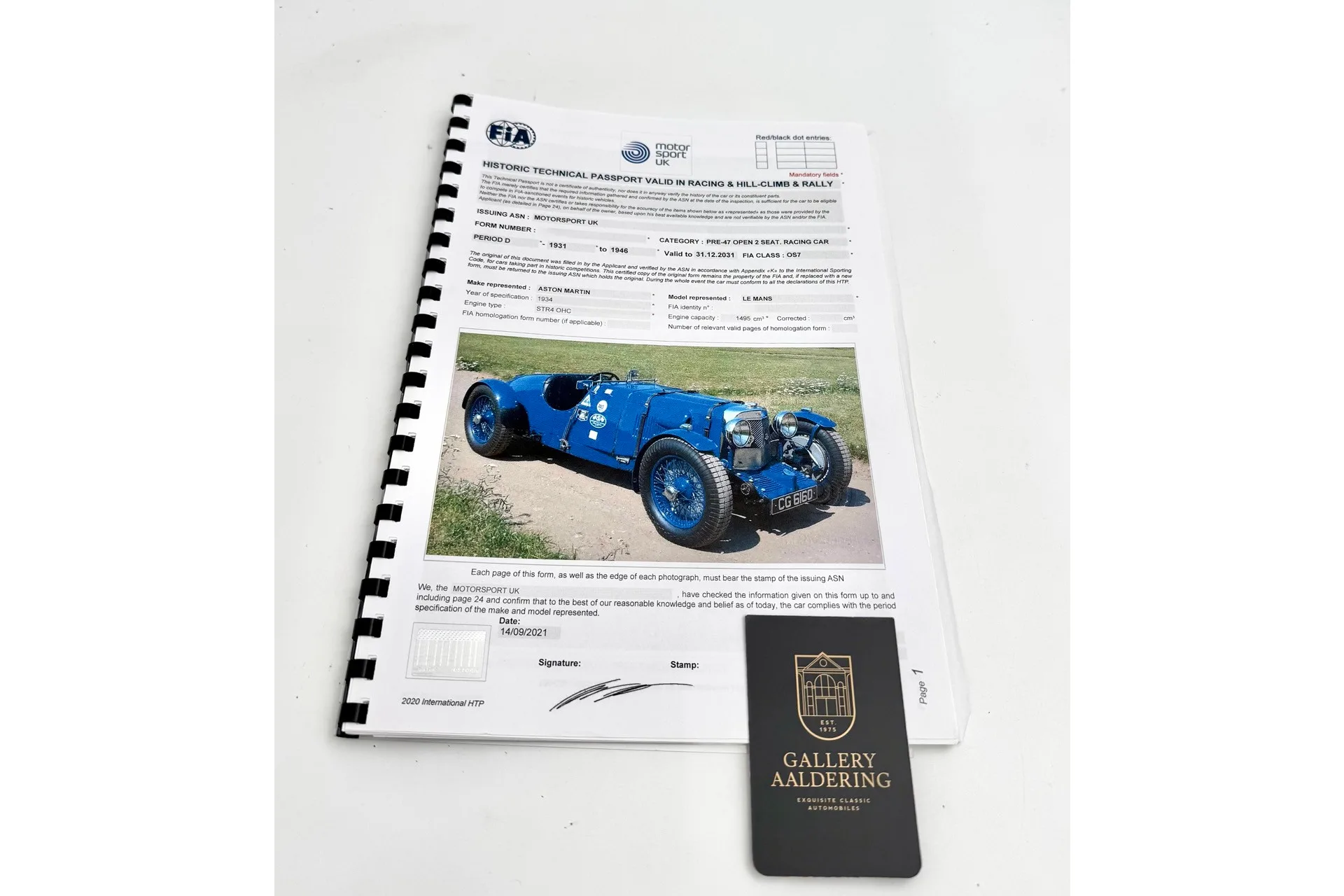 1934 Aston Martin Le Mans LM10 replica, 10/30