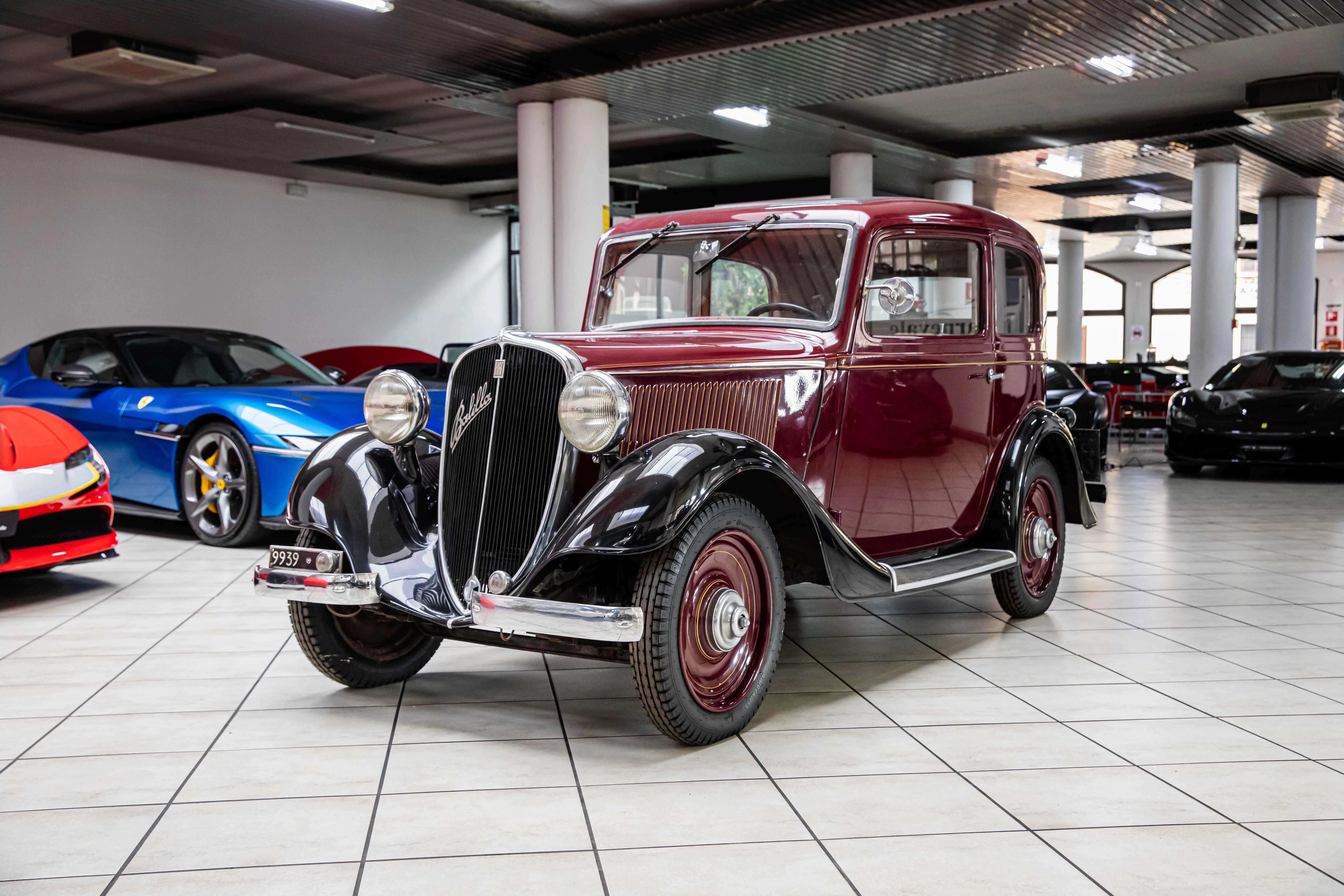 1937 Fiat 508 Balilla proposta da un concessionario specializzato a Milano, Italia, foto principale