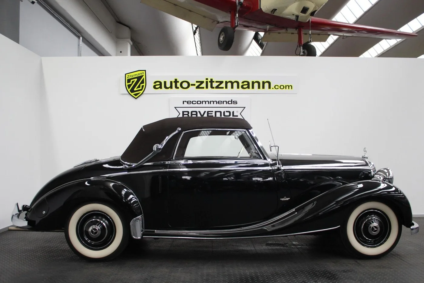 1950 Mercedes-Benz 170 S Cabriolet proposée par un concessionnaire spécialisé à Nuremberg, Allemagne, photo 2 sur 15