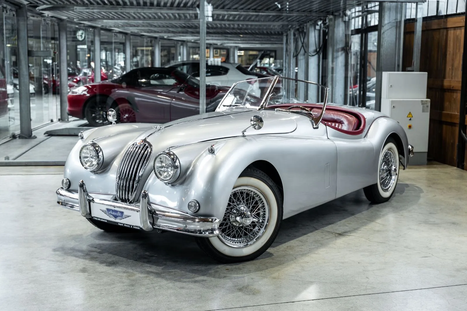 1954 Jaguar XK140 SE OTS offered by a specialist dealer in Neuss, Germany, main photo