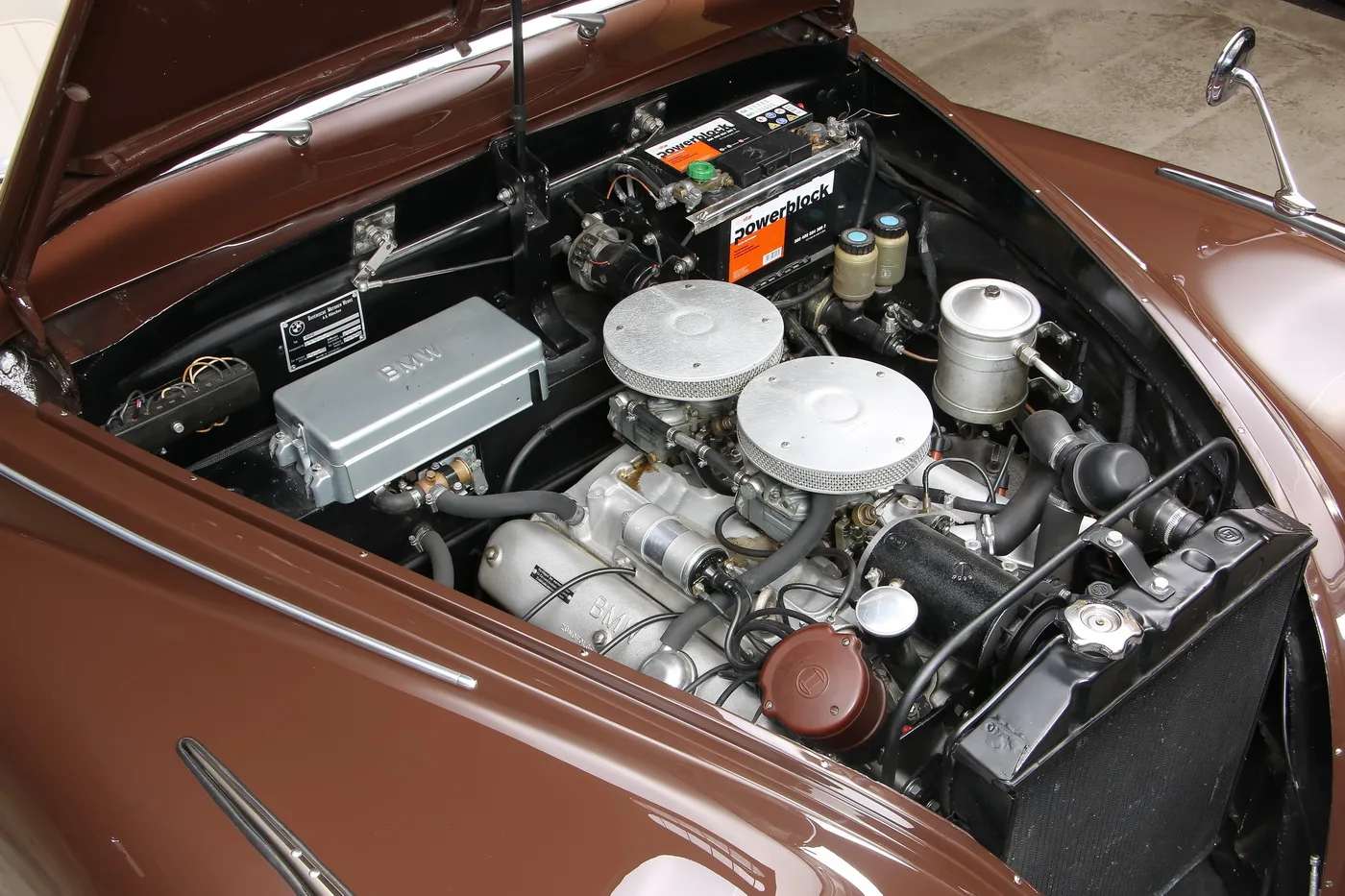 1955 BMW 502 V8 Cabrio Autenrieth Sport-Cabriolet, 25/26