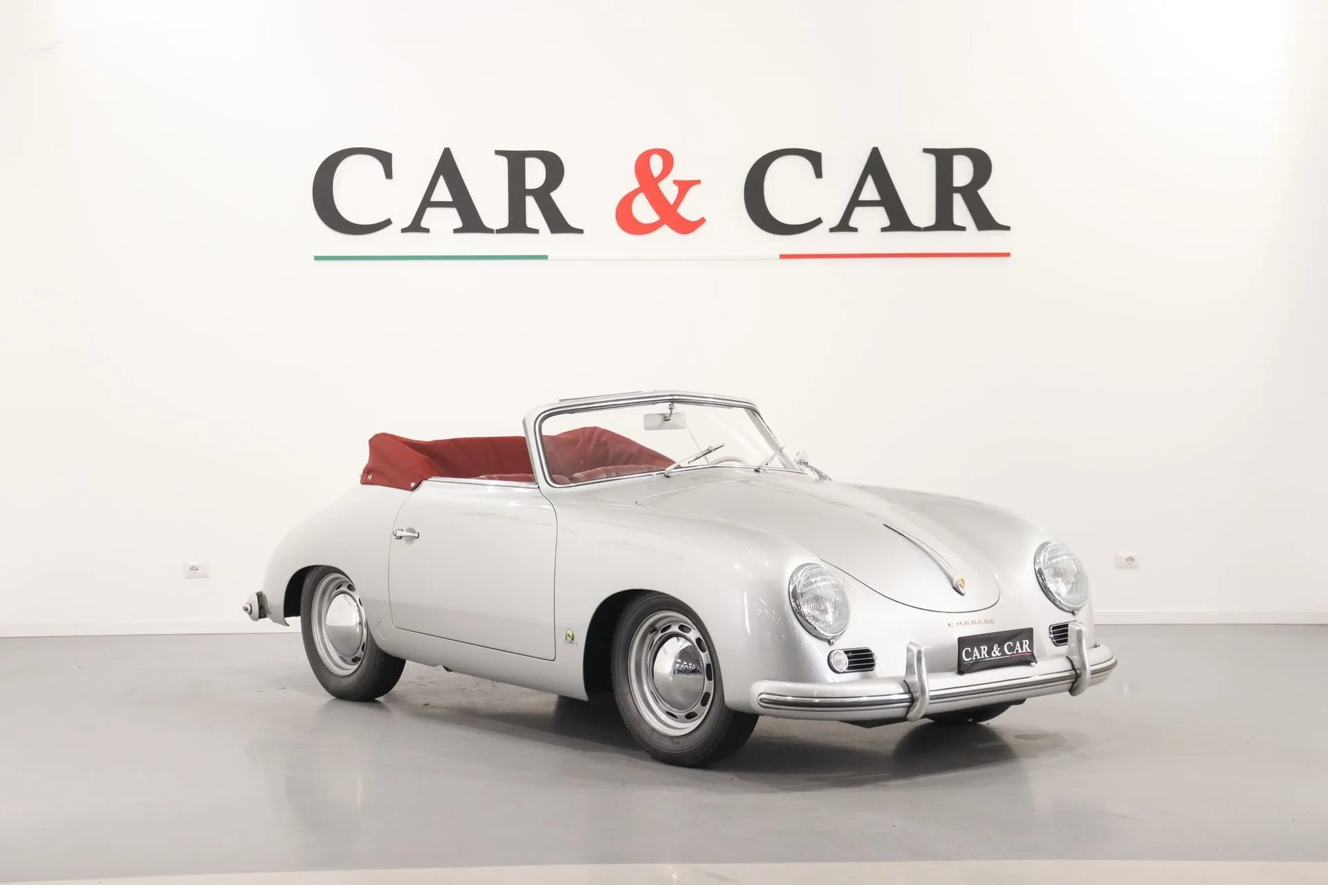 1955 Porsche 356 1500 Cabriolet offered by a supercar dealer in Zibido San Giacomo, Italy, main photo