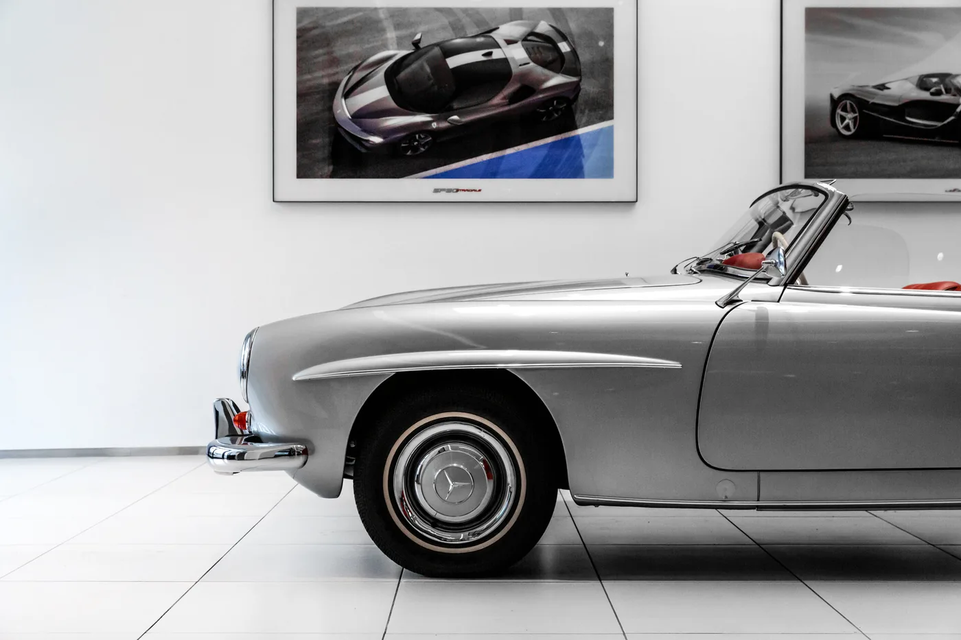 1956 Mercedes-Benz 190 SL offered by a specialist dealer in Hengelo, Netherlands, photo 12 of 15