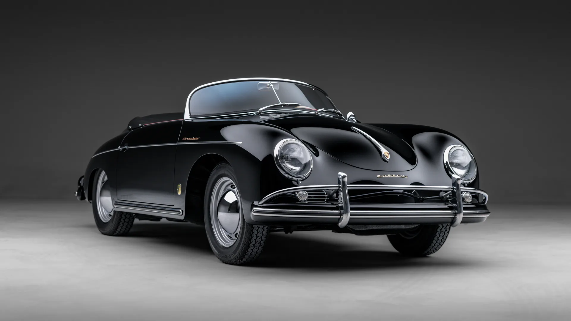 1957 Porsche 356 T1 Speedster proposée par un concessionnaire spécialisé à Sunningdale, Royaume-Uni, photo principale