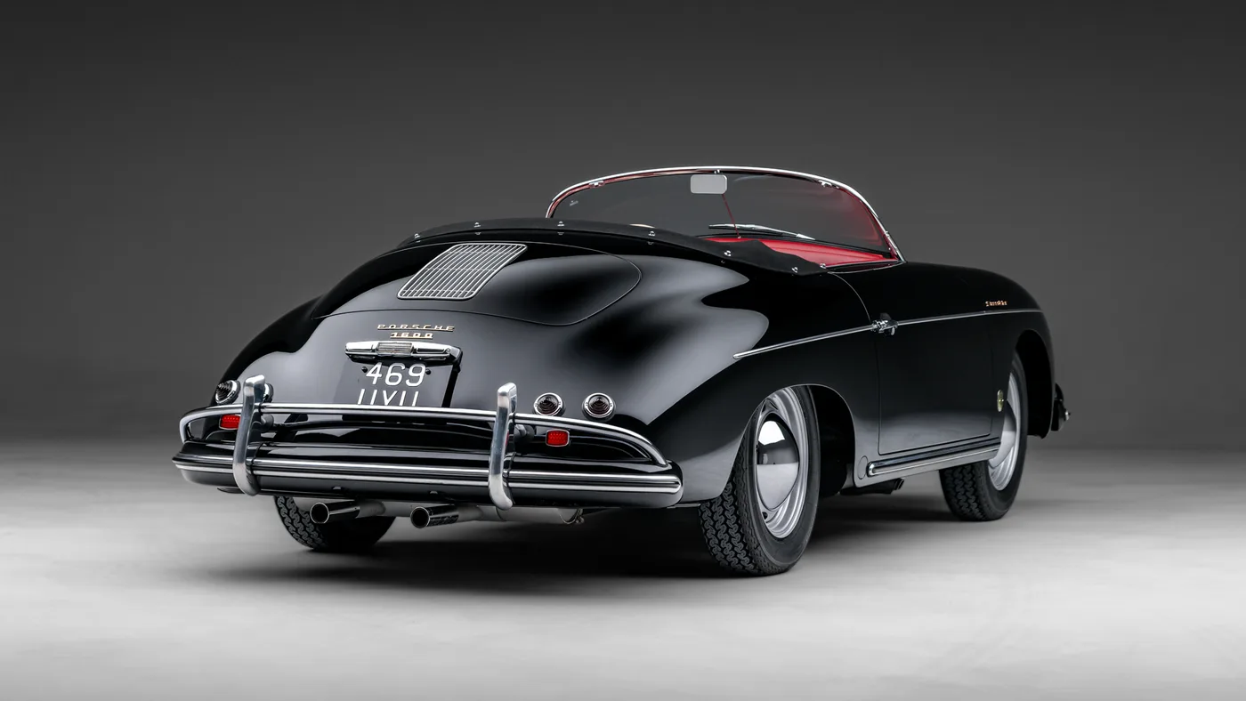 1957 Porsche 356 T1 Speedster proposée par un concessionnaire spécialisé à Sunningdale, Royaume-Uni, photo 5 sur 10