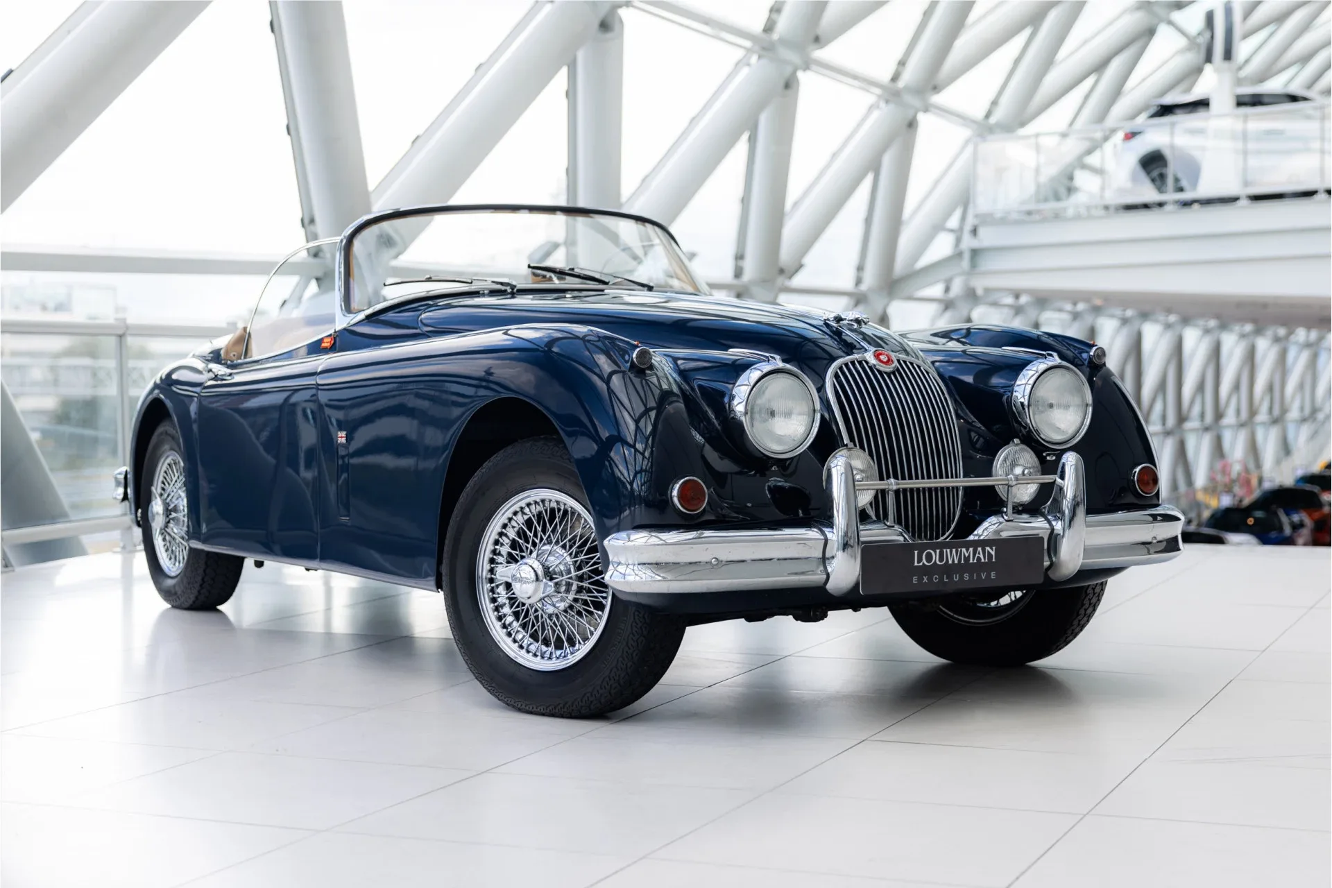 1959 Jaguar XK150 3.4 Roadster proposée par un concessionnaire agréé McLaren et Morgan à Utrecht, Pays-Bas, photo principale