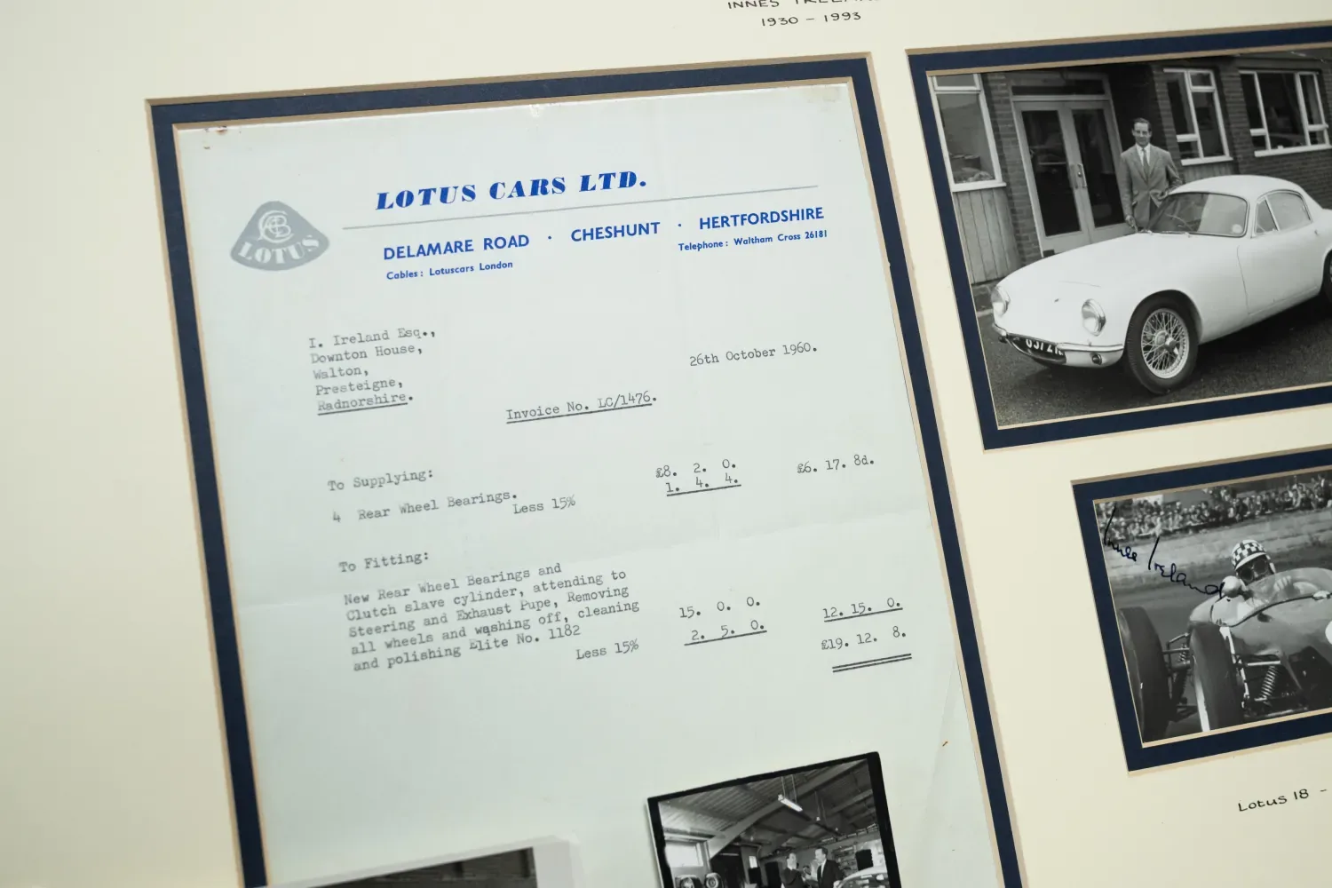 1960 Lotus Elite Type 14 Competition, 7/30