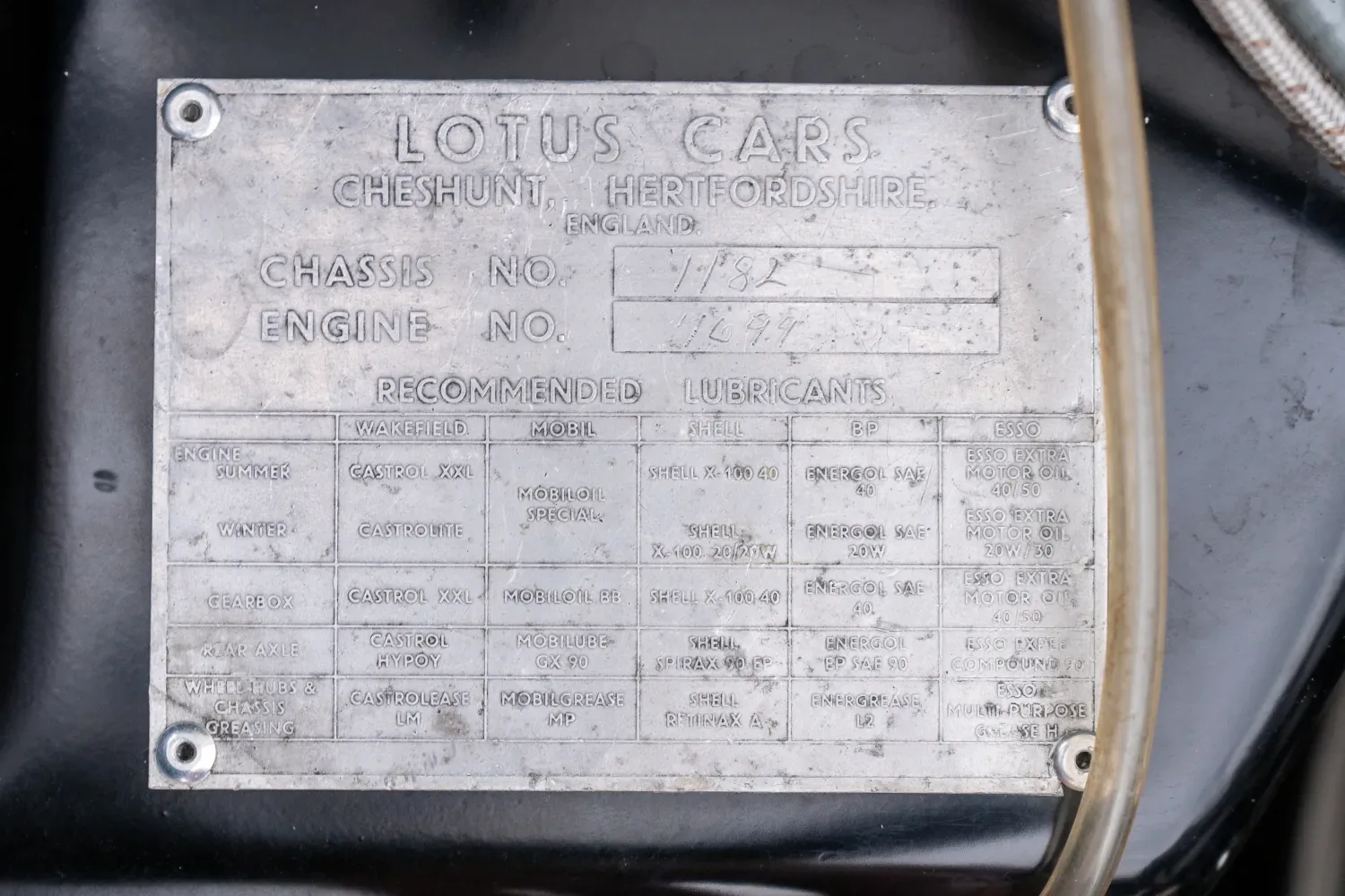 1960 Lotus Elite Type 14 Competition, 21/30