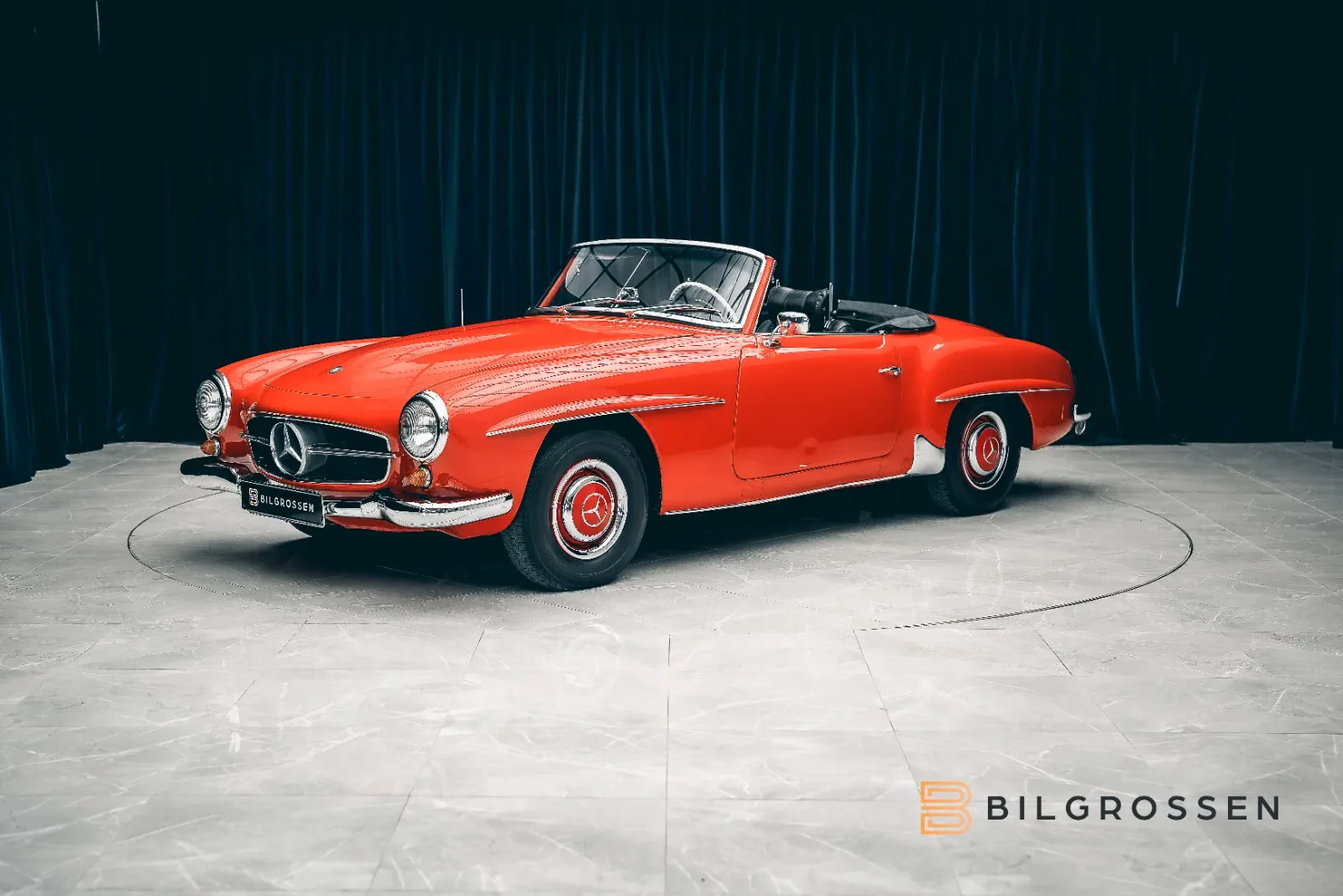 1960 Mercedes-Benz 190 SL proposée par un concessionnaire spécialisé à Täby, Suède, photo principale