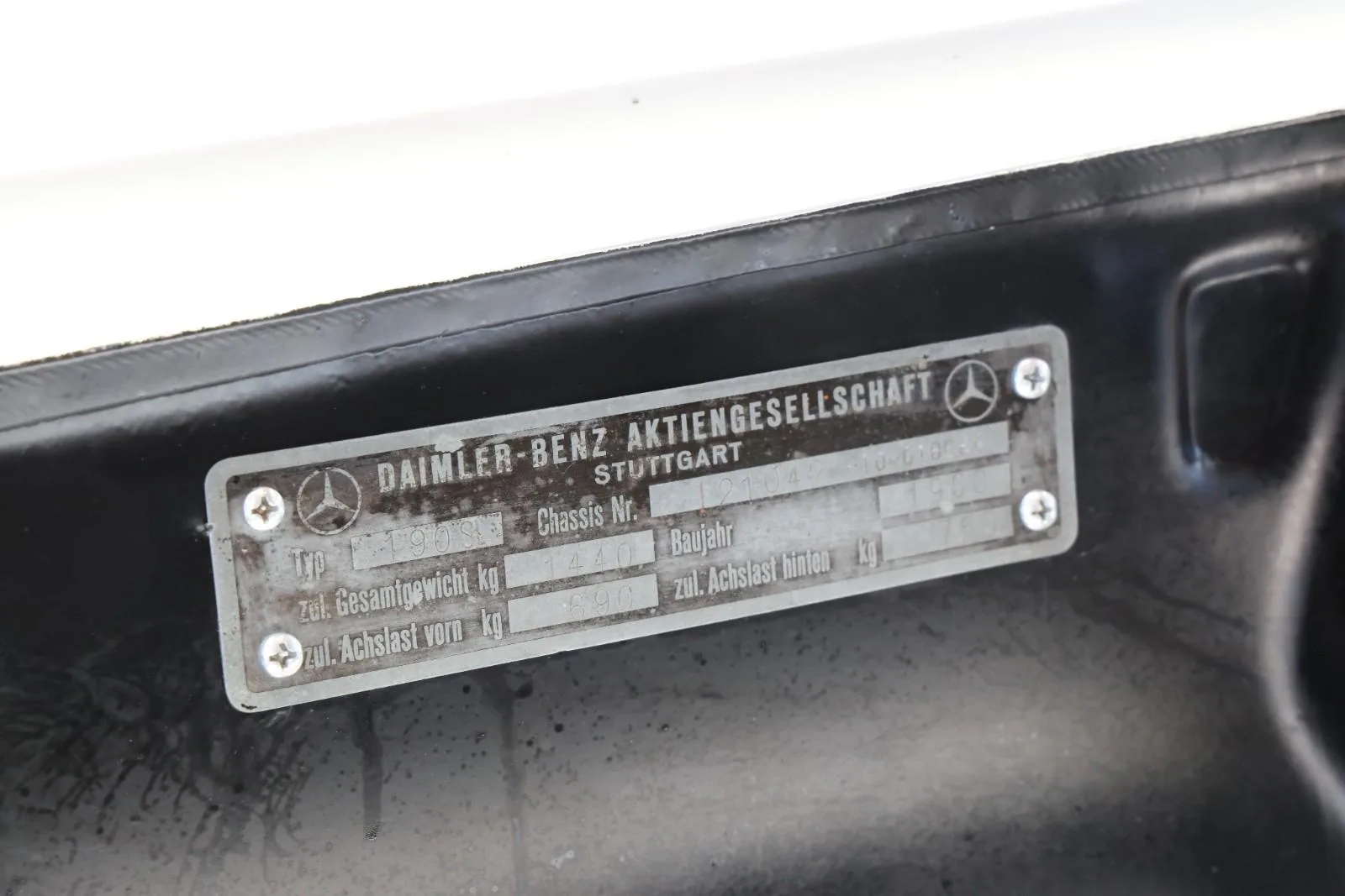 1960 Mercedes-Benz 190 SL, 21/23