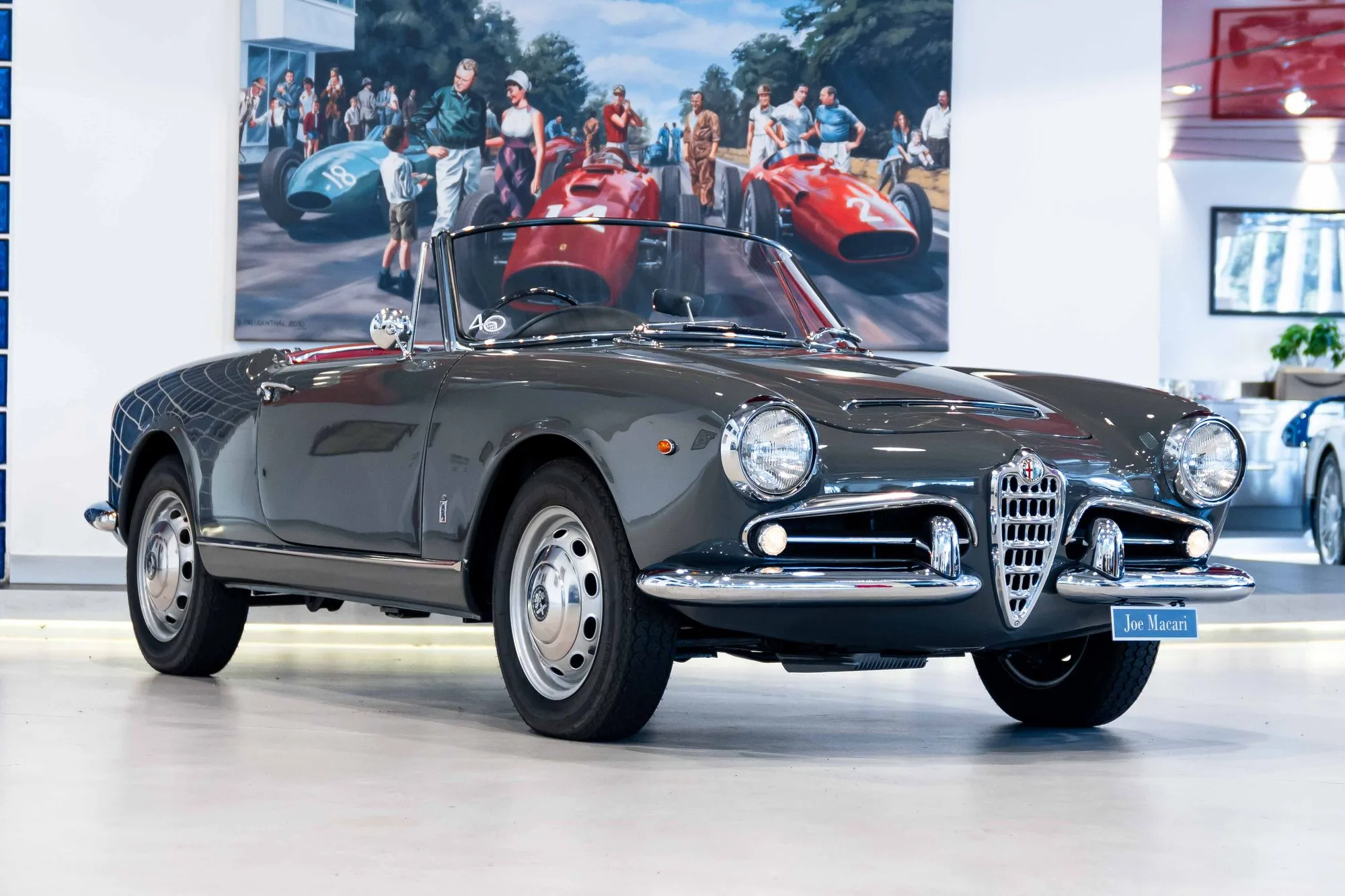 1963 Alfa Romeo Giulia Spider offered by a specialist dealer in London, United Kingdom, main photo