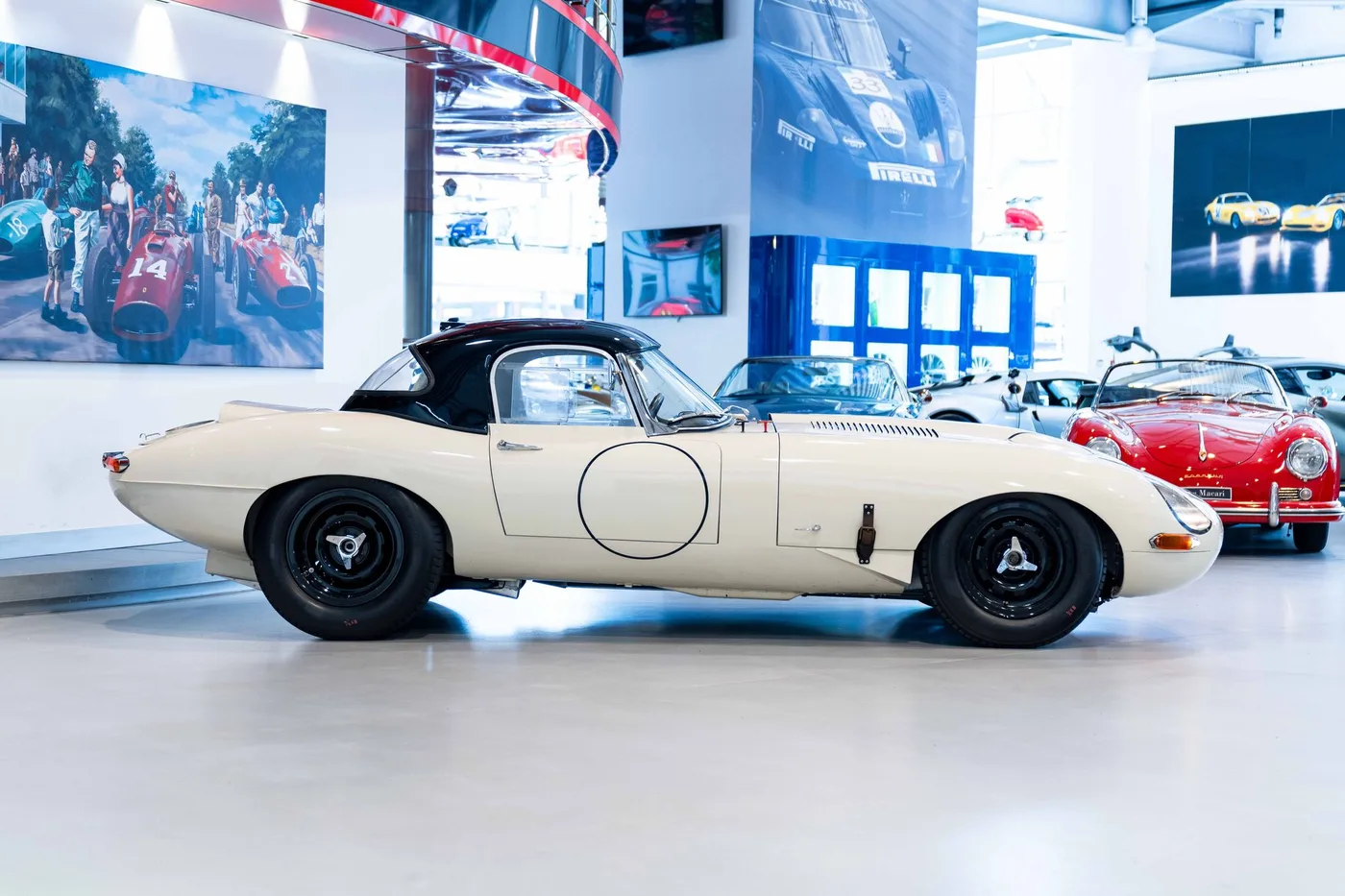 1963 Jaguar E-Type Lightweight offered by a collector car specialist in London, United Kingdom, photo 3 of 24
