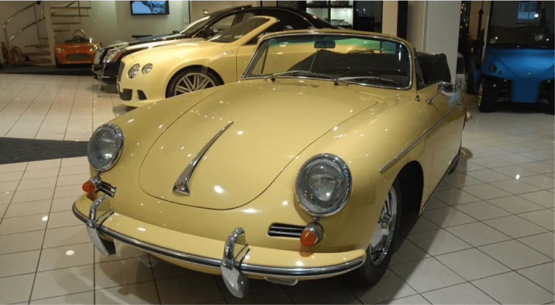 1963 Porsche 356 B Cabriolet proposée par un concessionnaire spécialisé à London, Royaume-Uni, photo principale