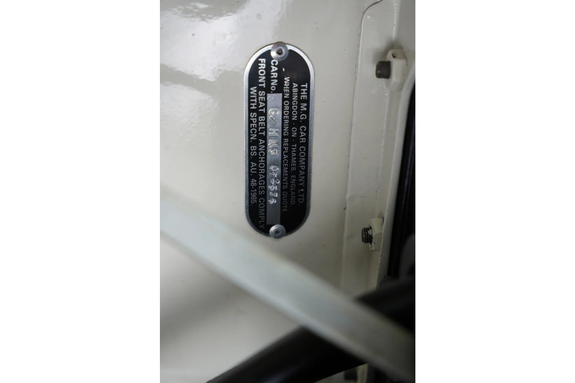 1966 MG MGB Roadster Mk I, 18/30