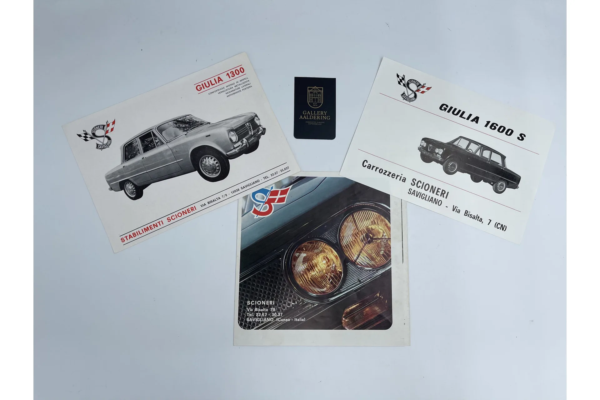 1968 Alfa Romeo Giulia Berlina 1600 S Scioneri, 9/30