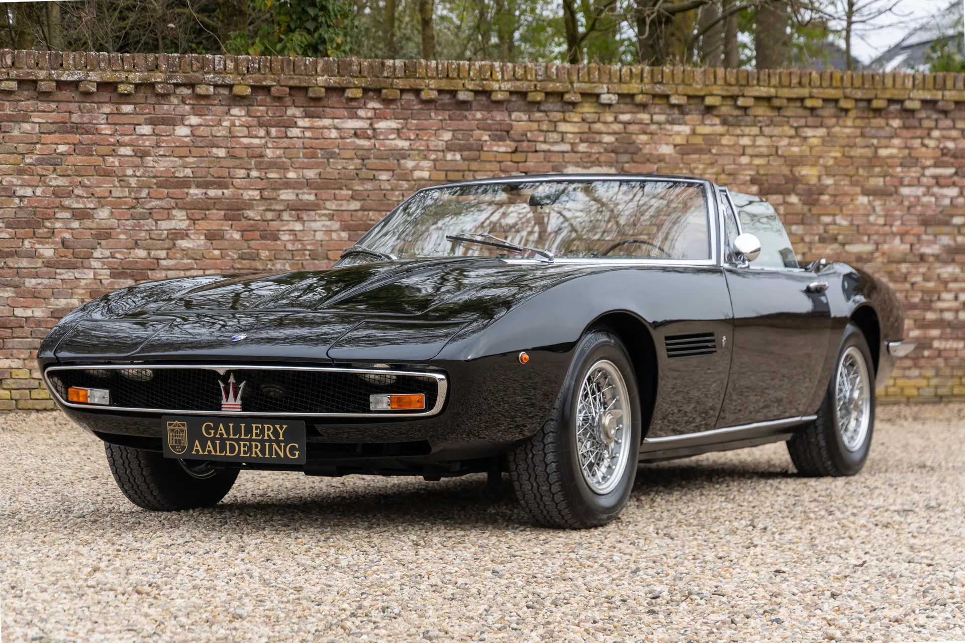 1968 Maserati Ghibli Spyder Campana offered by a specialist dealer in Brummen, Netherlands, main photo