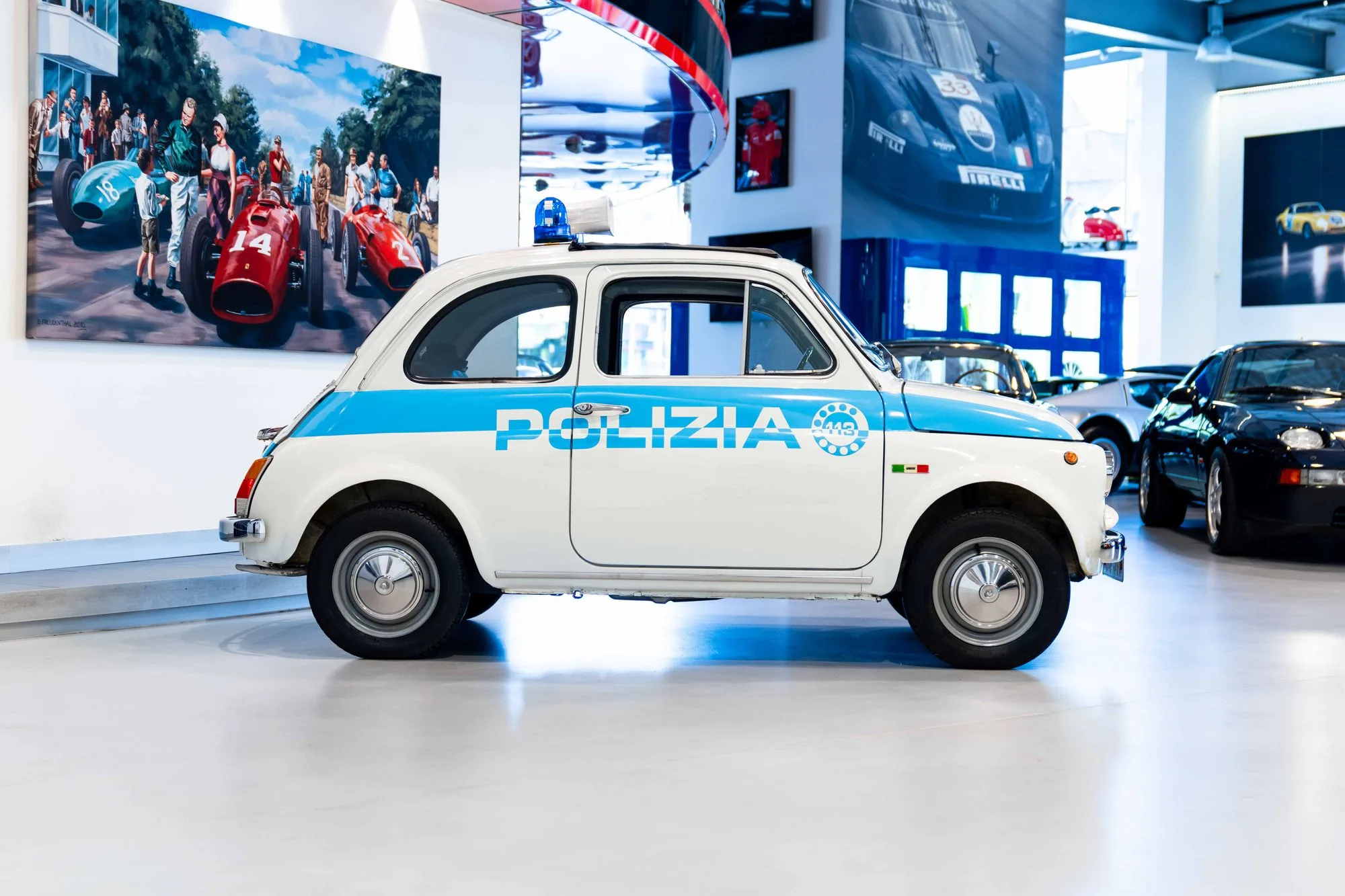 1969 Fiat 500 L, Polizia tribute, 4/18