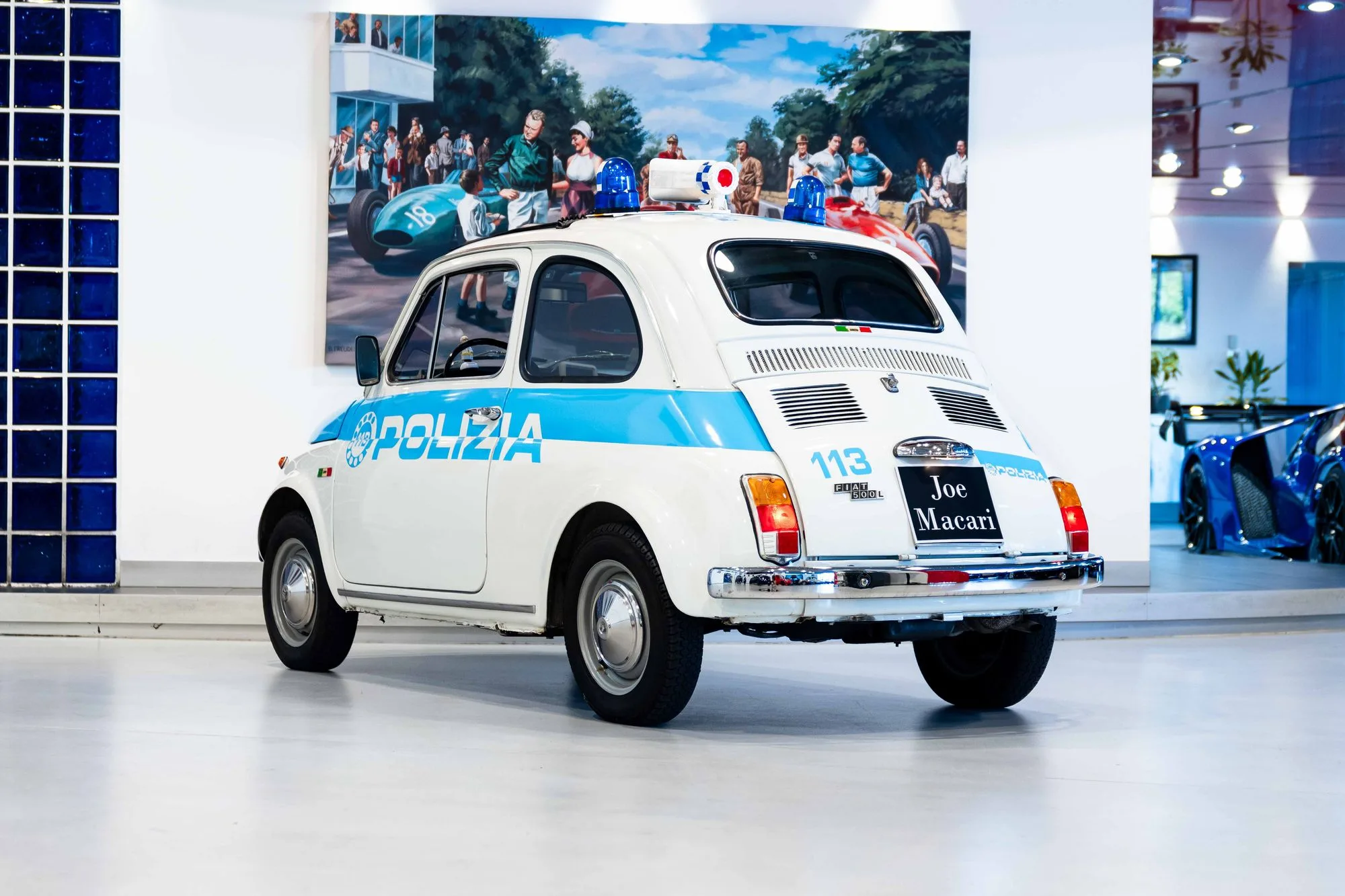 1969 Fiat 500 L, Polizia tribute, 9/18