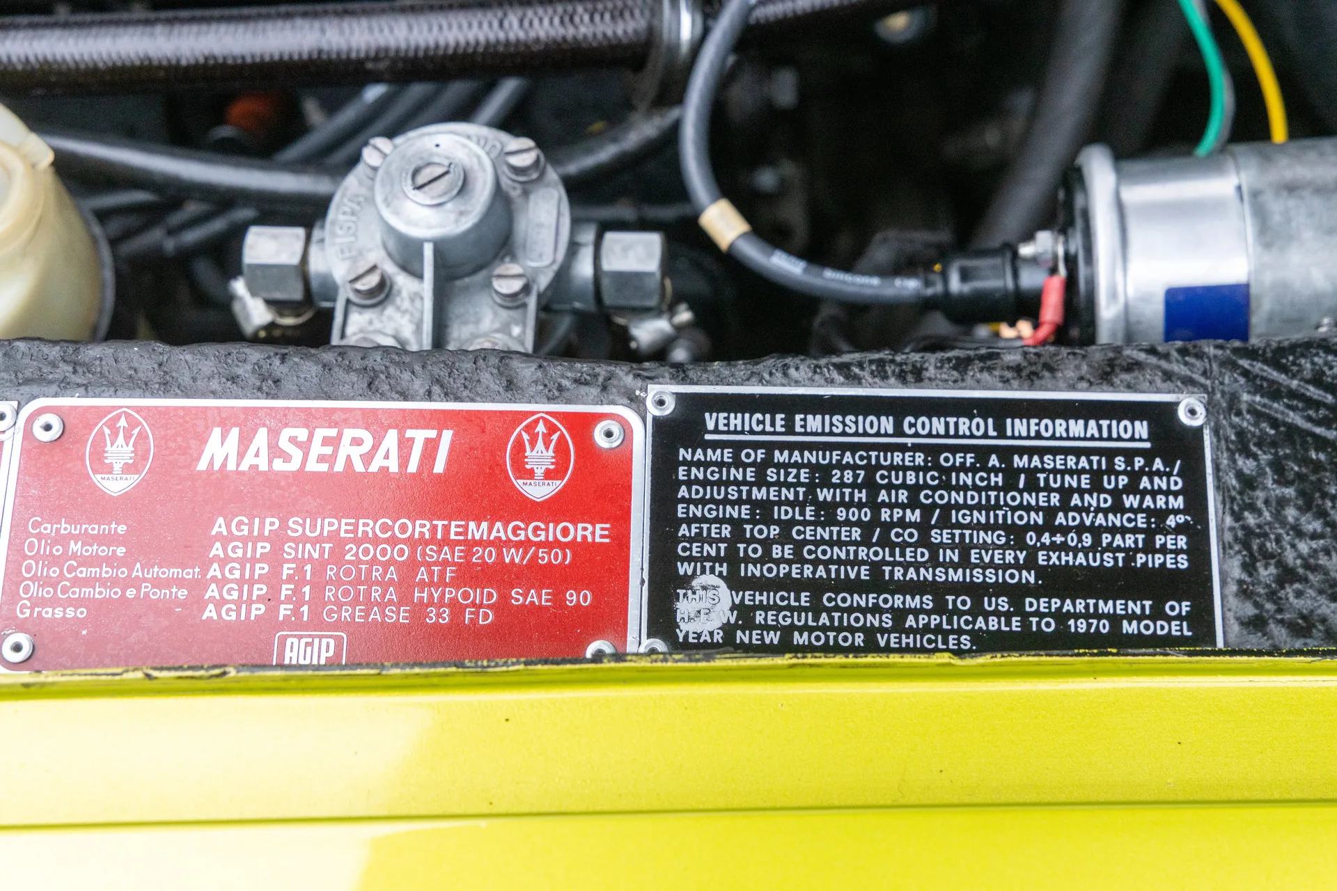 1970 Maserati Ghibli 4.7, 24/30