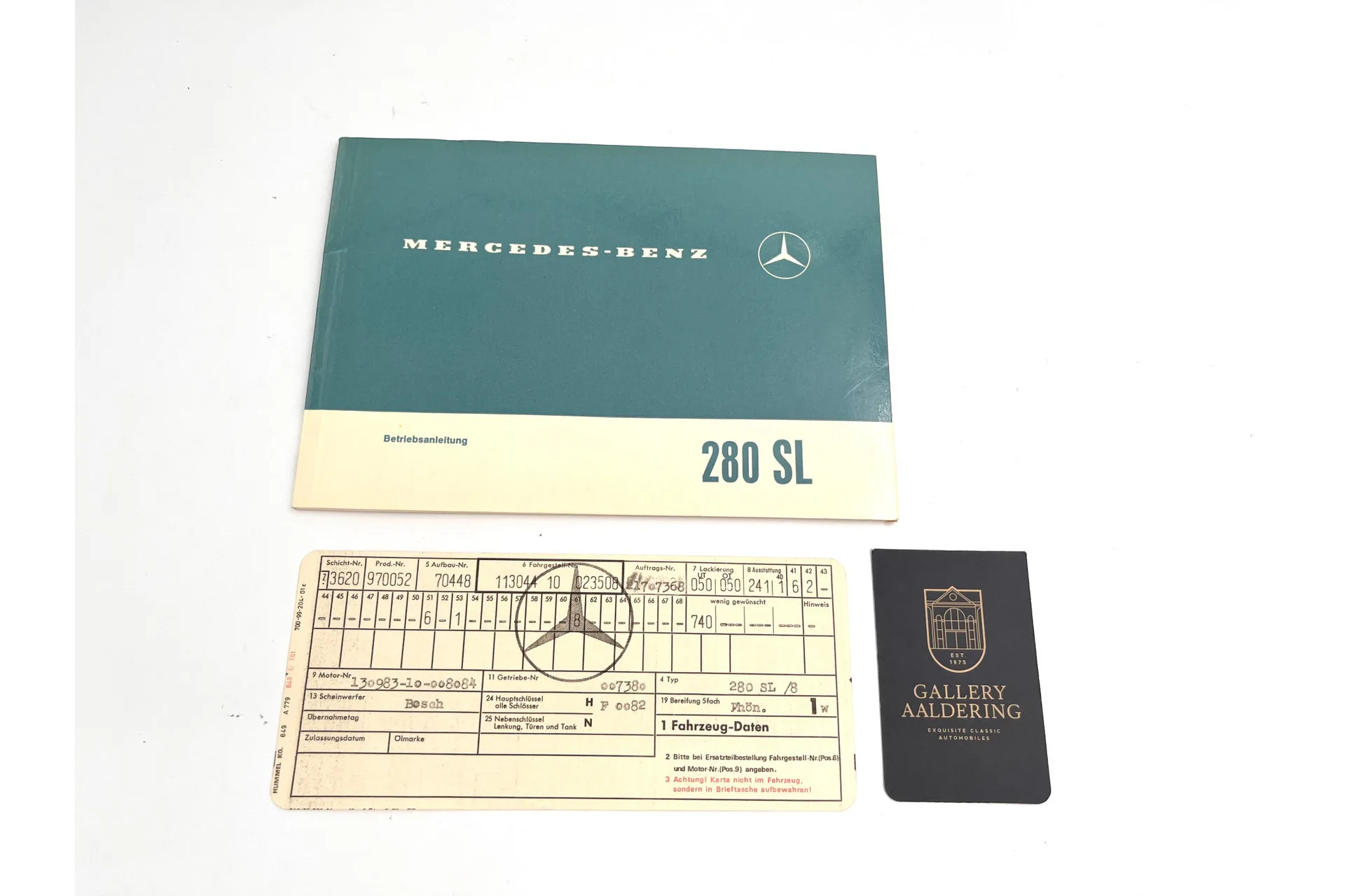 1971 Mercedes-Benz 280 SL, 9/30
