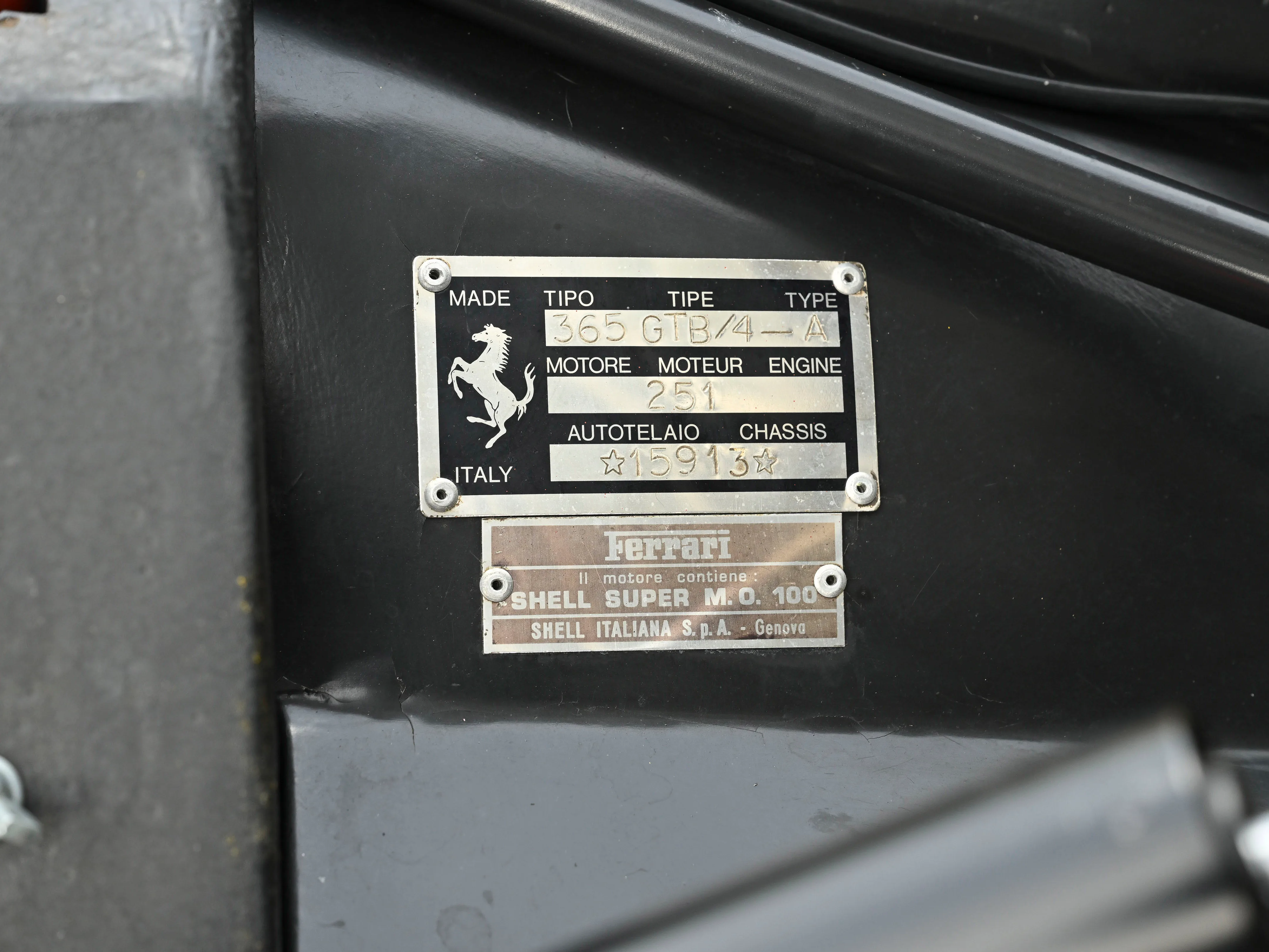 1972 Ferrari 365 GTB/4 Daytona, 25/30