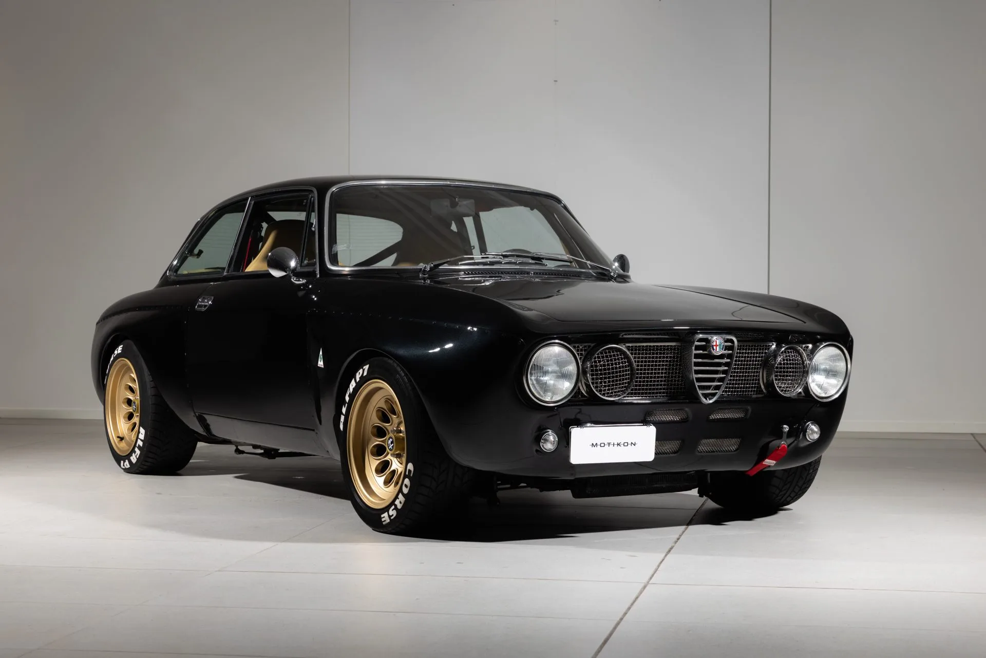 1973 Alfa Romeo 2000 GTV GTAm Restomod, front three-quarter view, offered in Uppsala, Sweden