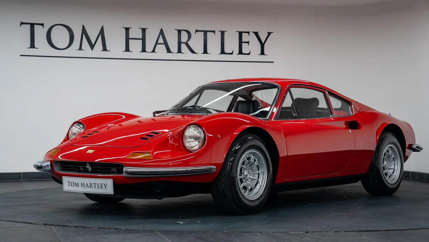 1973 Ferrari Dino 246 GT Chairs and Flares proposée par un concessionnaire spécialisé à Swadlincote, Royaume-Uni, photo 13 sur 15