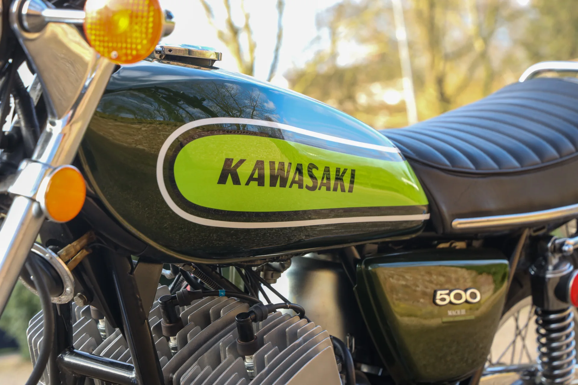 1974 Kawasaki H1 500 Mach III, 14/15