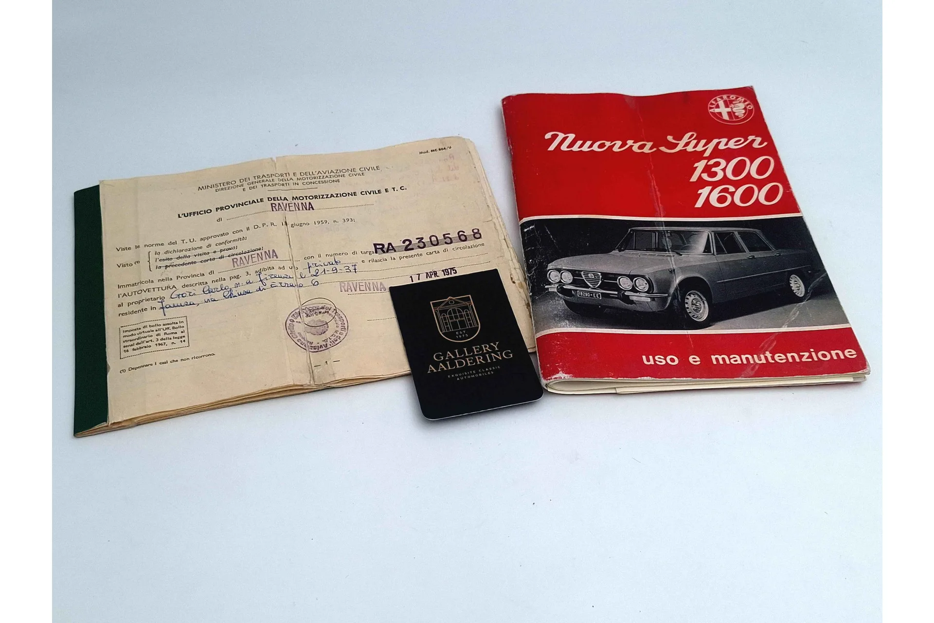 1975 Alfa Romeo Giulia Berlina Nuova Super 1300, 7/30