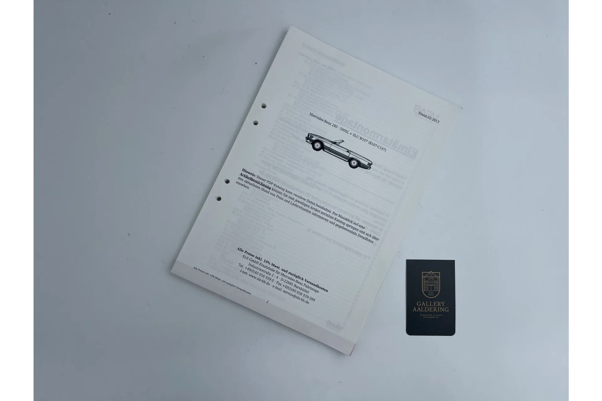 1975 Mercedes-Benz 280 SLC, 11/30