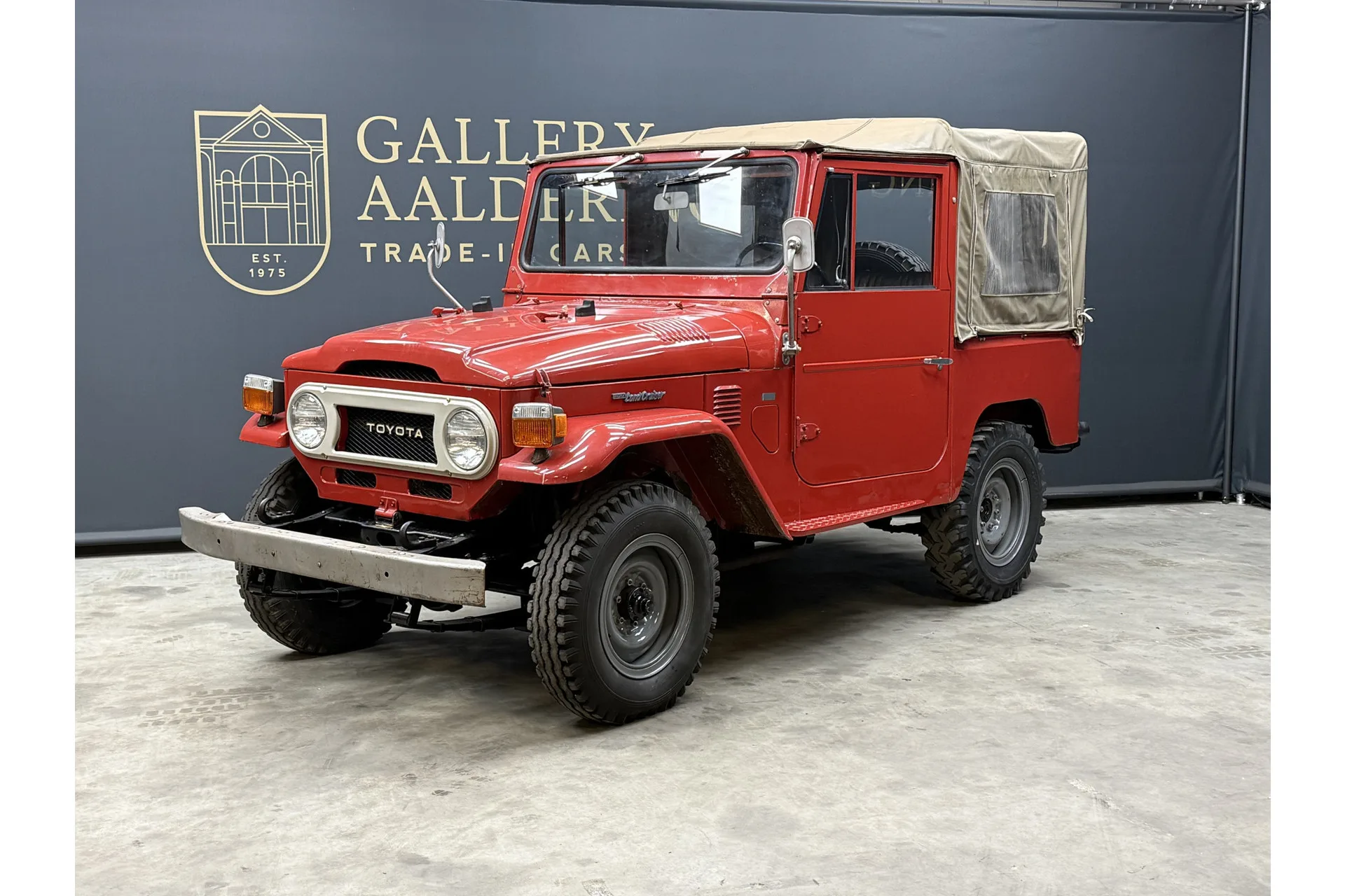 1975 Toyota Land Cruiser 40 FJ40 Soft Top offered by a specialist dealer in Brummen, Netherlands, main photo