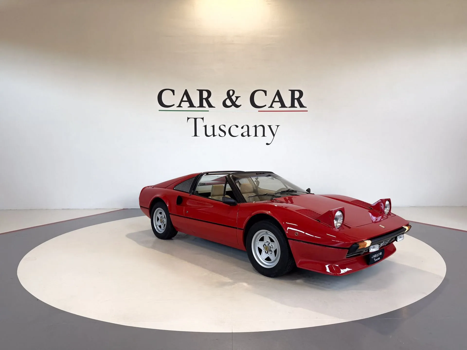 1982 Ferrari 208 GTS offered by a specialist dealer in Lucca, Italy, main photo
