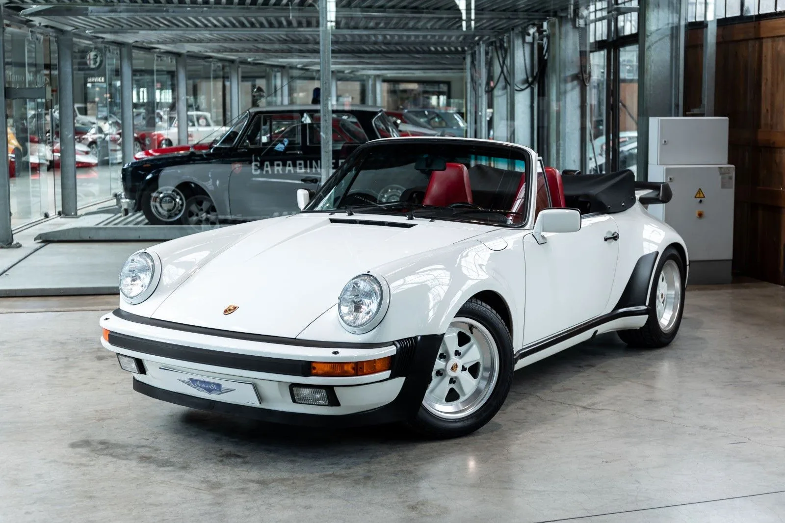 1988 Porsche 911 Turbo Cabriolet offered by a specialist dealer in Neuss, Germany, main photo