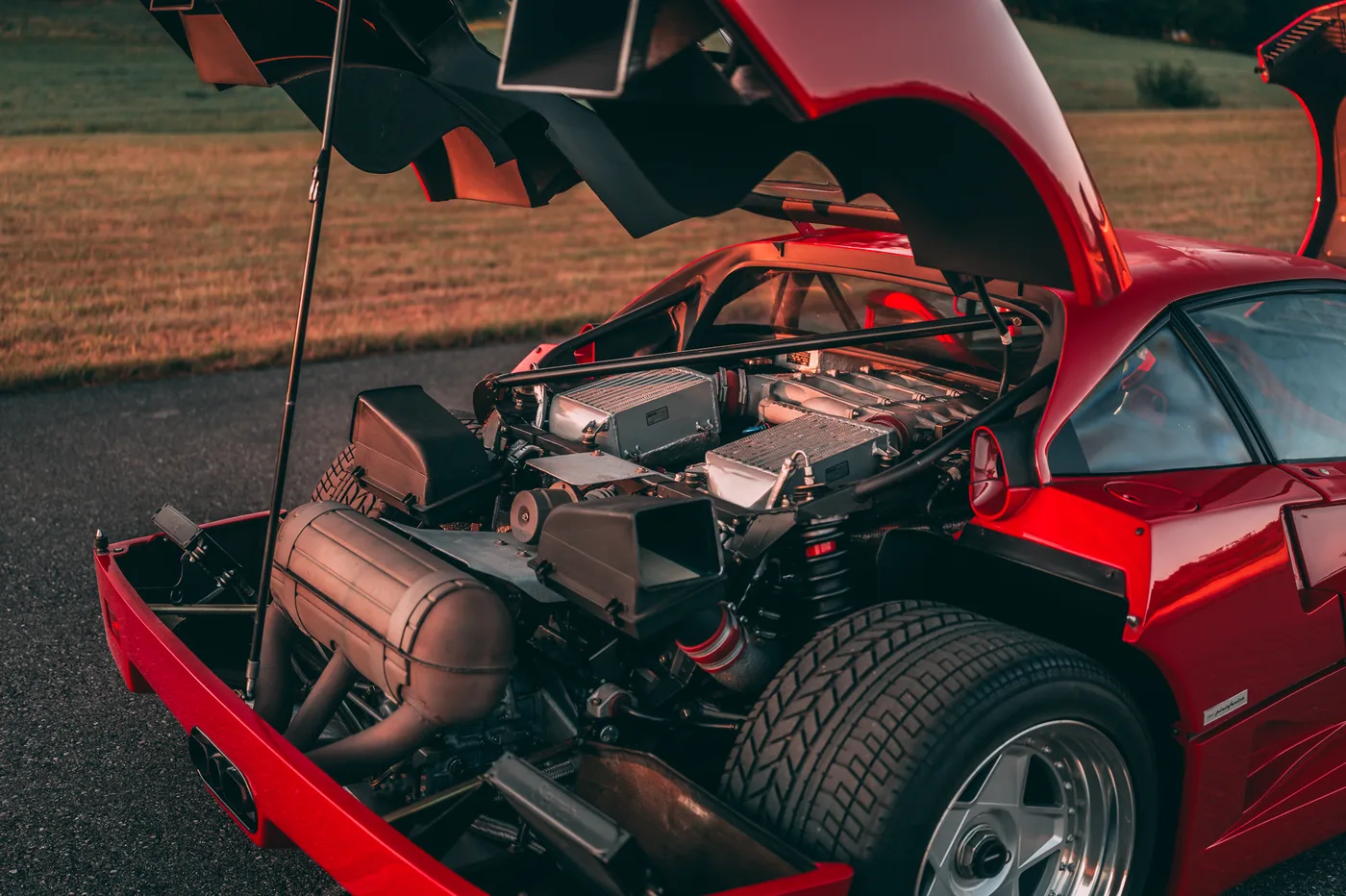 1990 Ferrari F40 offered by a specialist dealer in Munich, Germany, photo 8 of 15