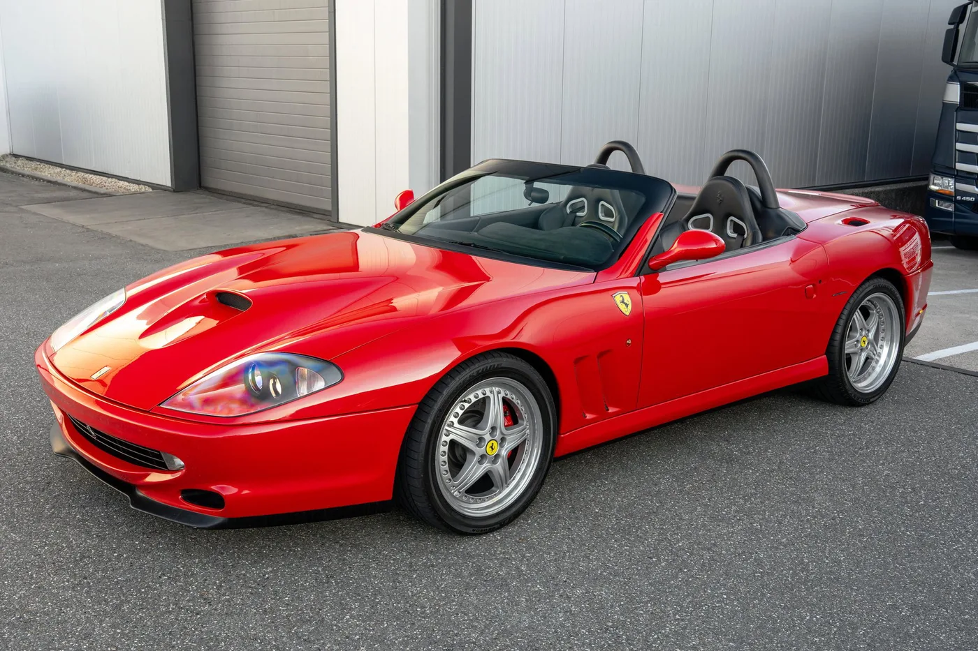 2001 Ferrari 550 Barchetta Pininfarina offered by a supercar dealer in Woerden, Netherlands, photo 23 of 25
