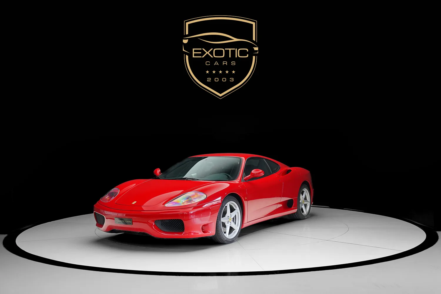 2002 Ferrari 360 Modena proposée par un concessionnaire spécialisé à Dubaï, Émirats arabes unis, photo principale