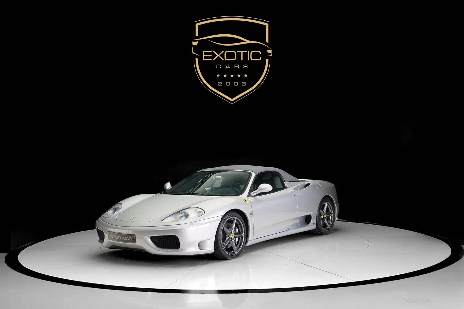 2002 Ferrari 360 Spider proposée par un concessionnaire spécialisé à Dubaï, Émirats arabes unis, photo principale