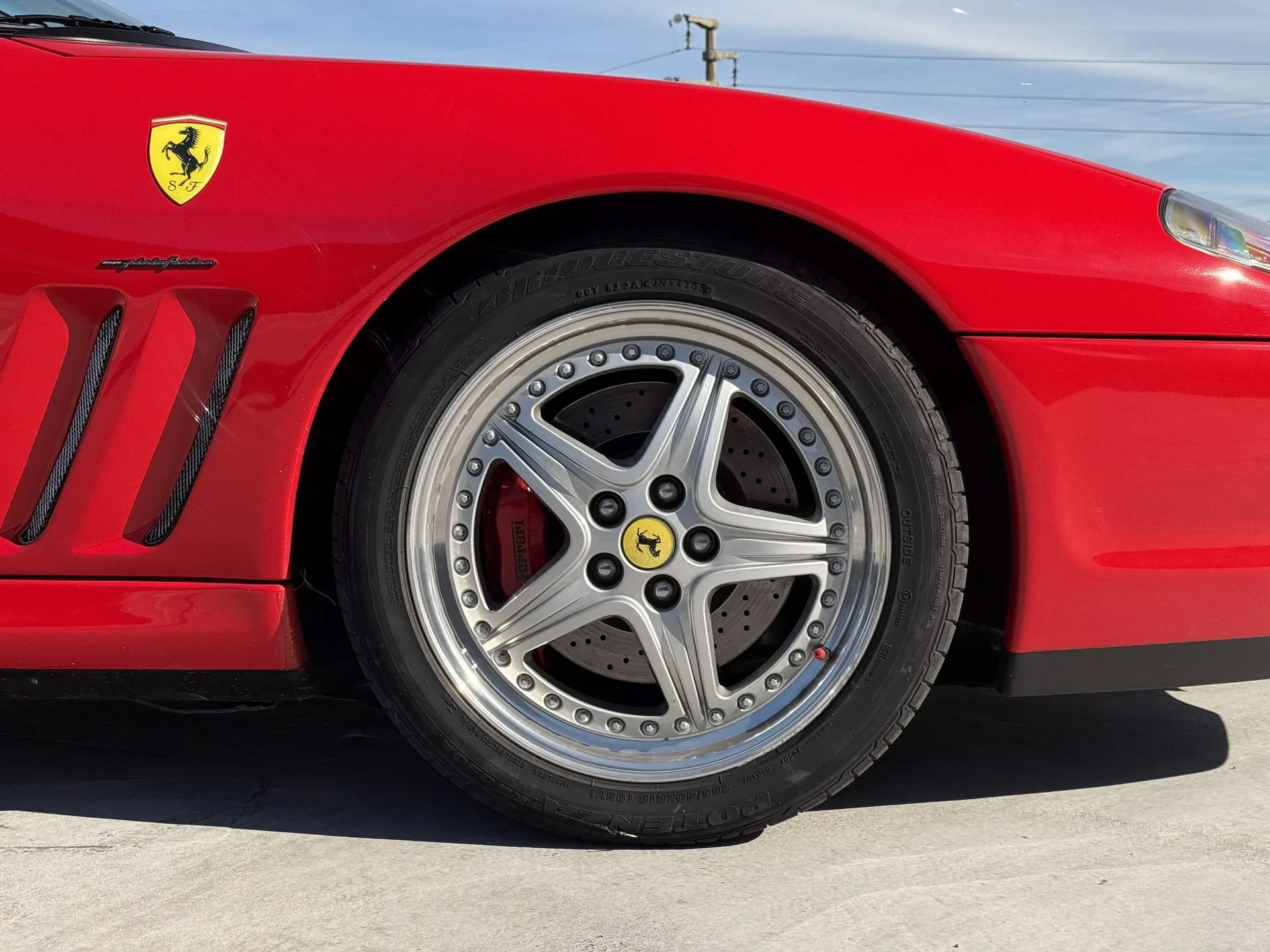 2002 Ferrari 550 Maranello Handling Fiorano, 7/19