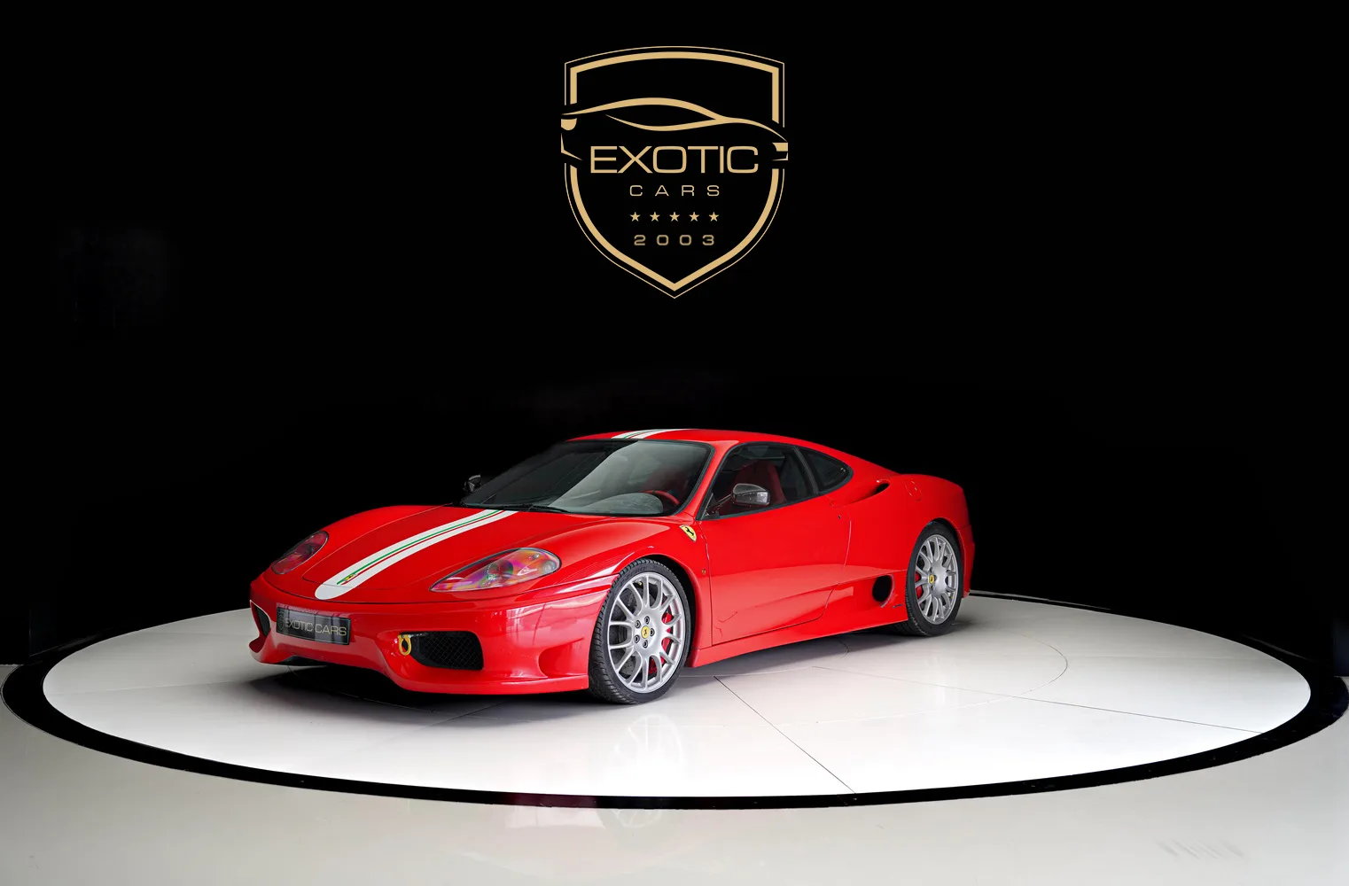 2004 Ferrari 360 Challenge Stradale proposée par un concessionnaire spécialisé à Dubaï, Émirats arabes unis, photo principale