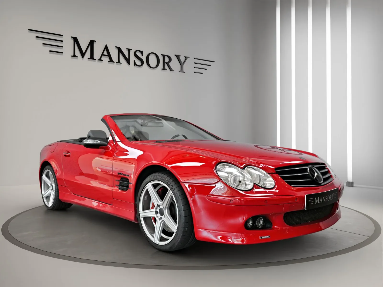 2004 Mercedes-Benz SL 600 BRABUS proposée par un concessionnaire spécialisé à Prague, Tchéquie, photo principale