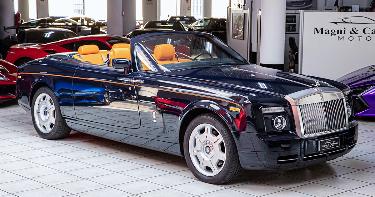 2008 Rolls-Royce Phantom Drophead Coupé proposée par un concessionnaire spécialisé à Milan, Italie, photo principale