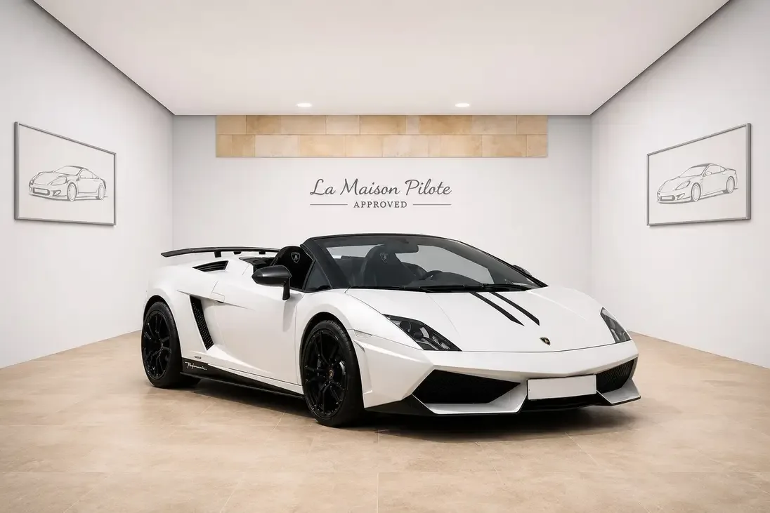 2012 Lamborghini Gallardo LP 570-4 Spyder Performante offered by a specialist dealer in Paris, France, main photo