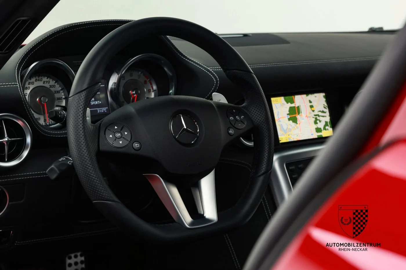 2012 Mercedes-AMG SLS offered by a supercar dealer in Viernheim, Germany, photo 22 of 25