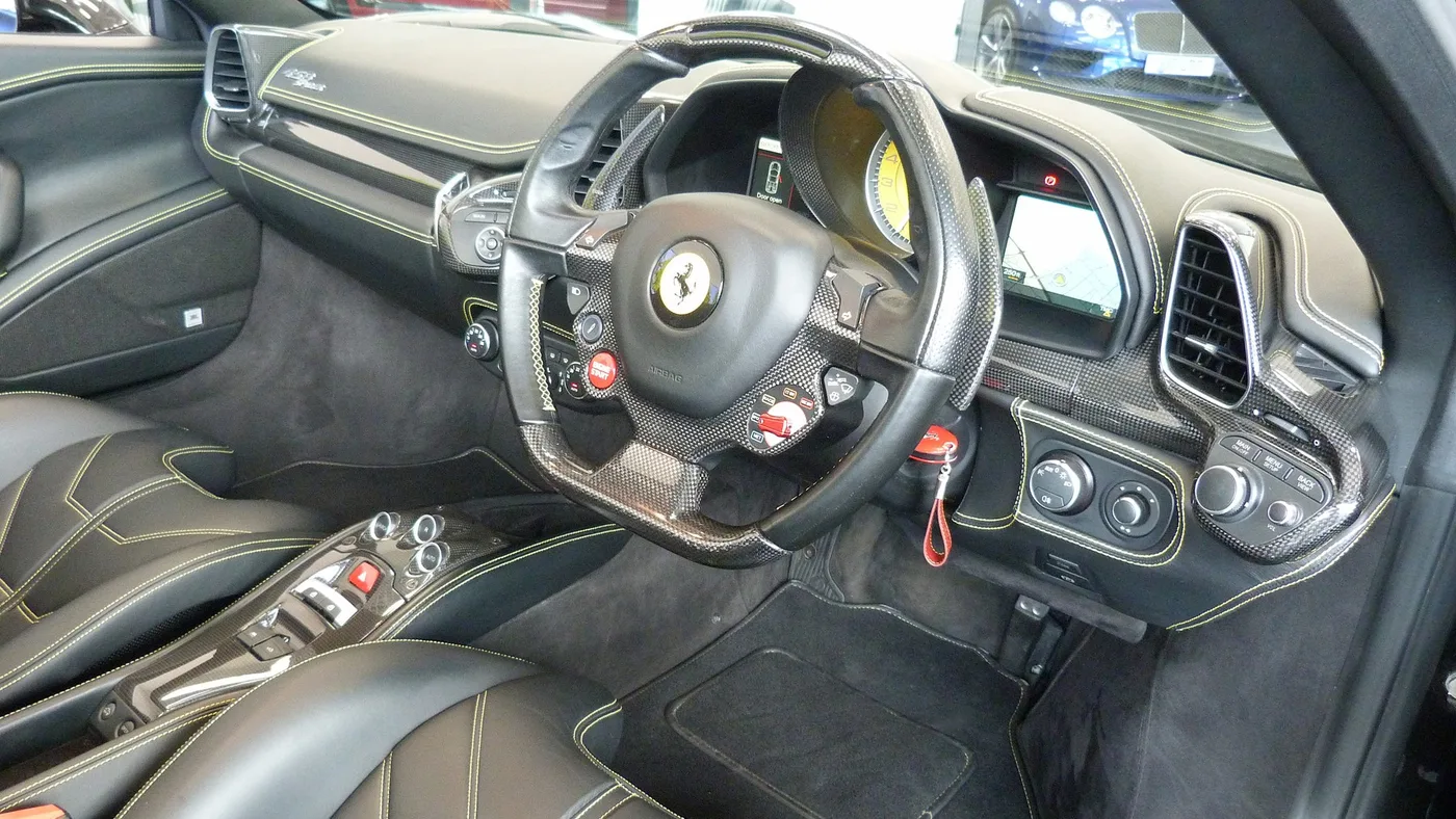 2013 Ferrari 458 Spider offered by a franchised dealer group in Cheltenham, United Kingdom, photo 4 of 25