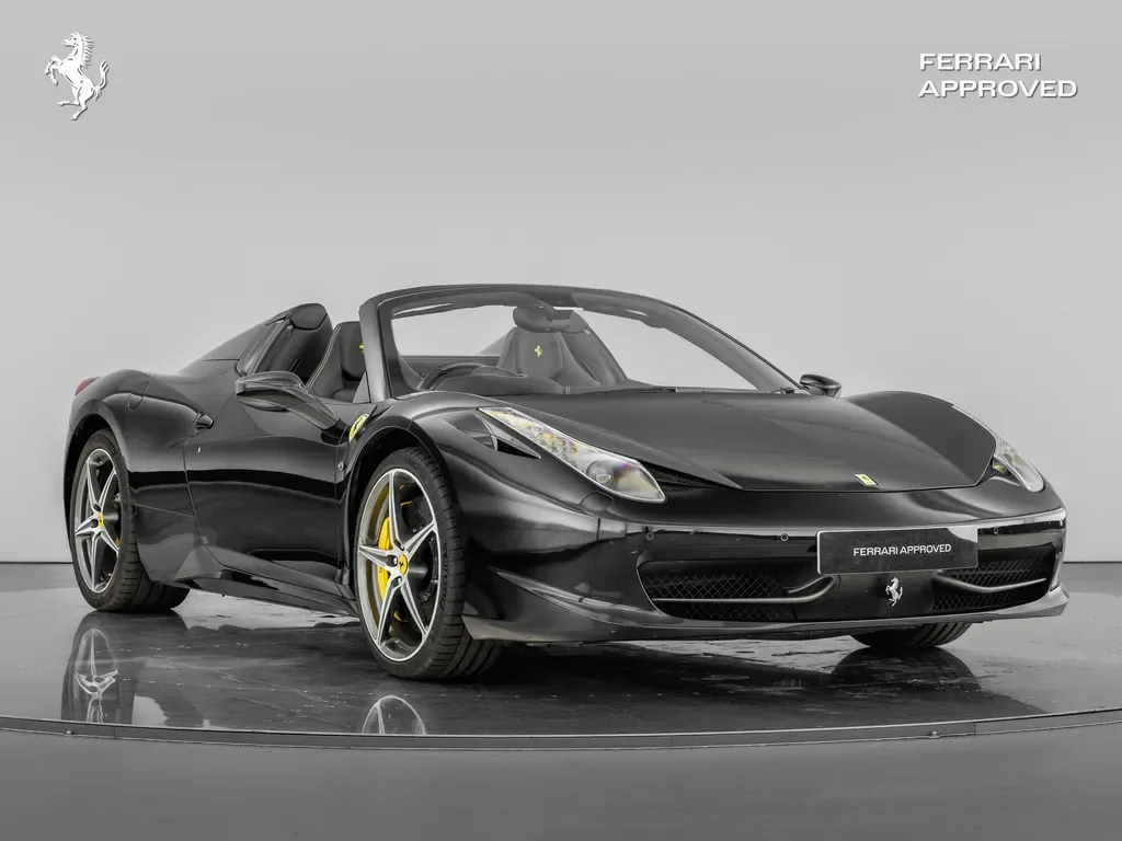2013 Ferrari 458 Spider offered by a franchised dealer group in Hatfield, United Kingdom, main photo