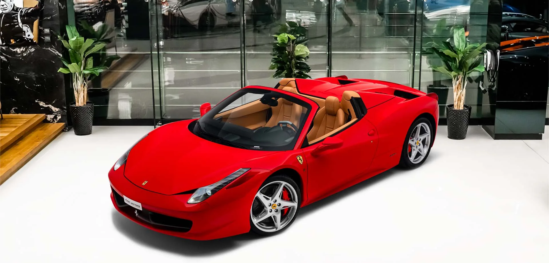 2014 Ferrari 458 Spider offered by a specialist dealer in Dubai, United Arab Emirates, main photo