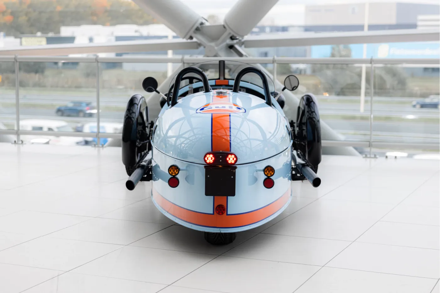 2015 Morgan 3 Wheeler offered by an official McLaren and Morgan dealer in Utrecht, Netherlands, photo 8 of 25