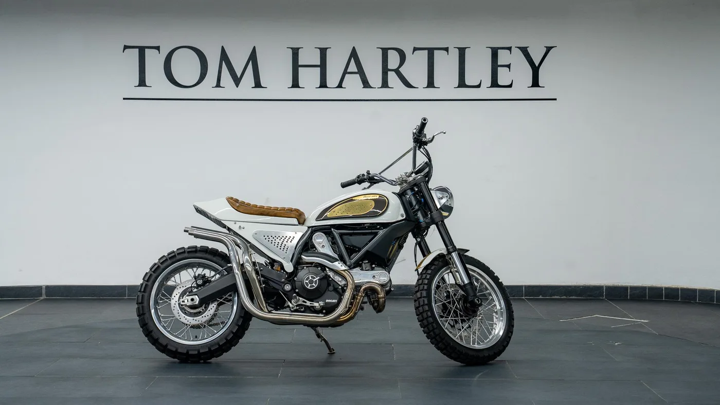 2016 Ducati Scrambler 800 Eccythump custom offered by a specialist dealer in Swadlincote, United Kingdom, photo 4 of 15