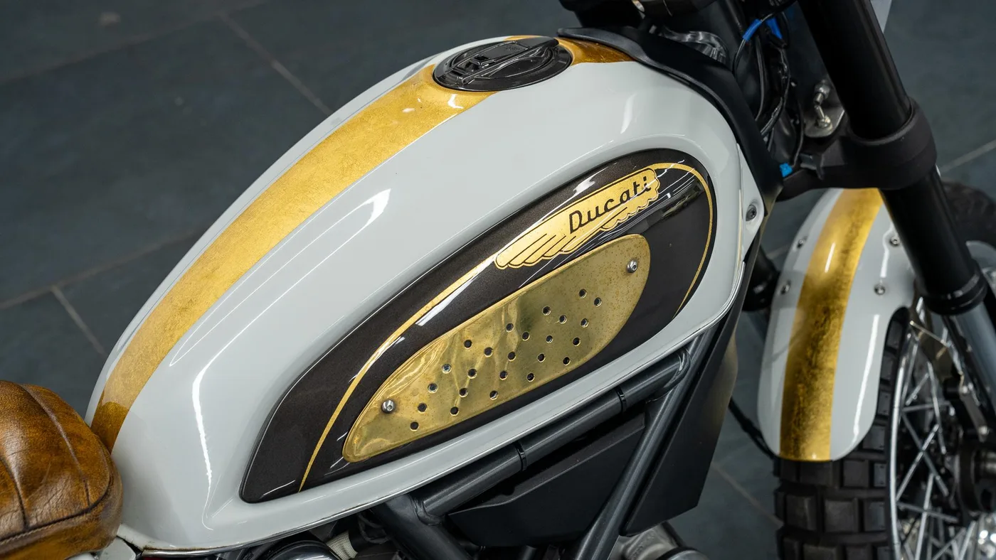 2016 Ducati Scrambler 800 Eccythump custom offered by a specialist dealer in Swadlincote, United Kingdom, photo 7 of 15